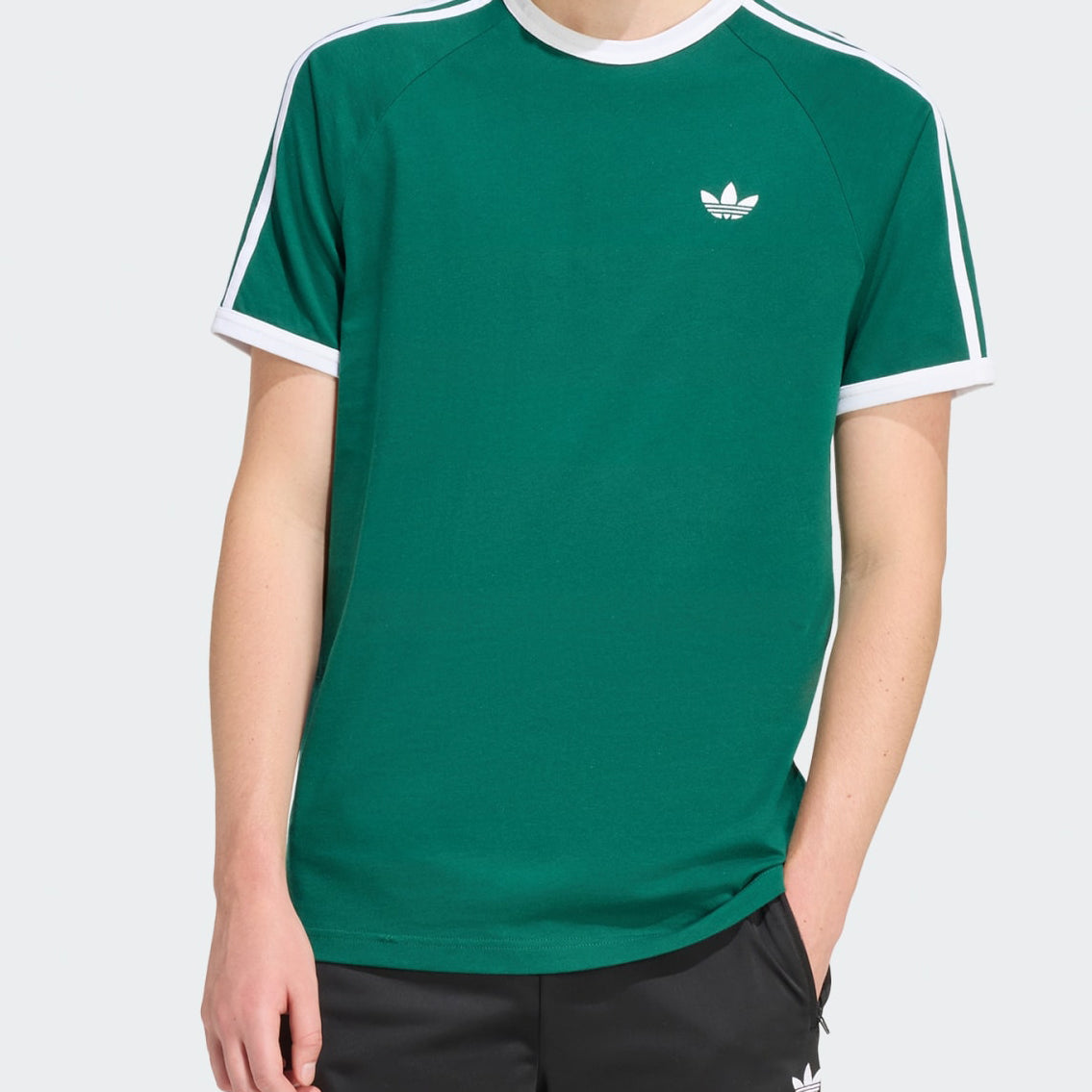 T-shirt Adidas 3-Stripes Collegiate Green Uomo