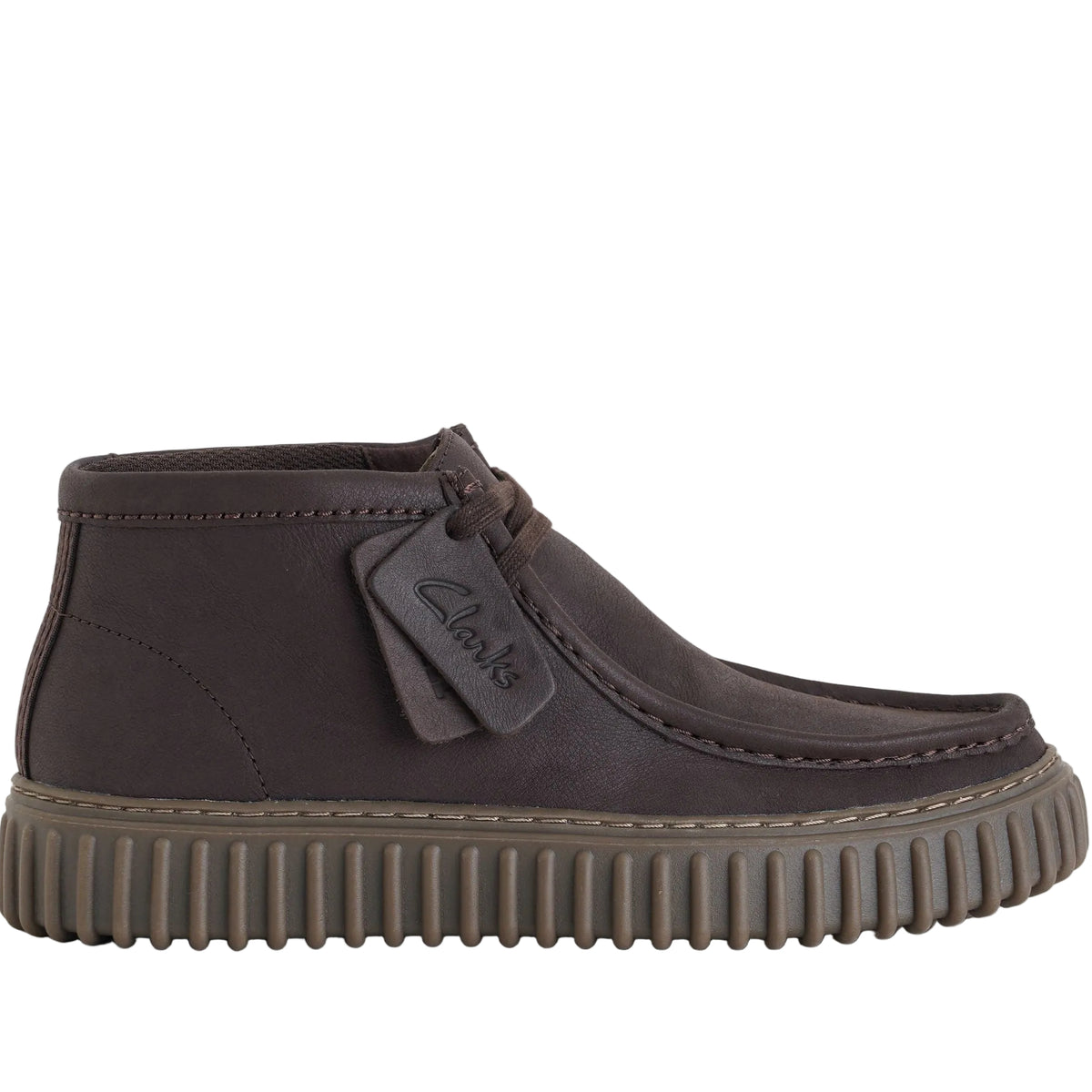 Stivaletti in pelle Clarks Torhill Hi 26327242 Marrone Uomo