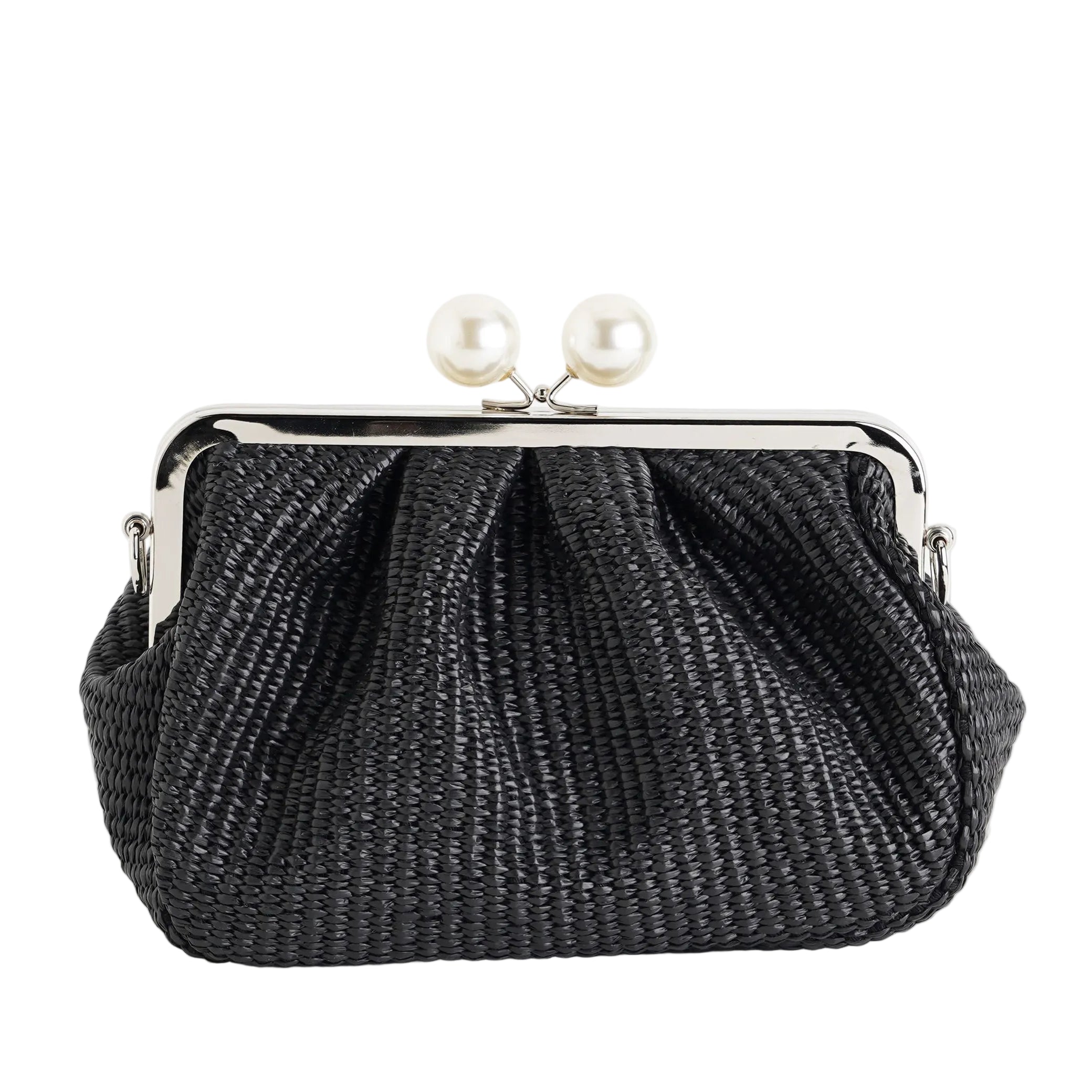 Pochette in Rafia Exe 950 black
