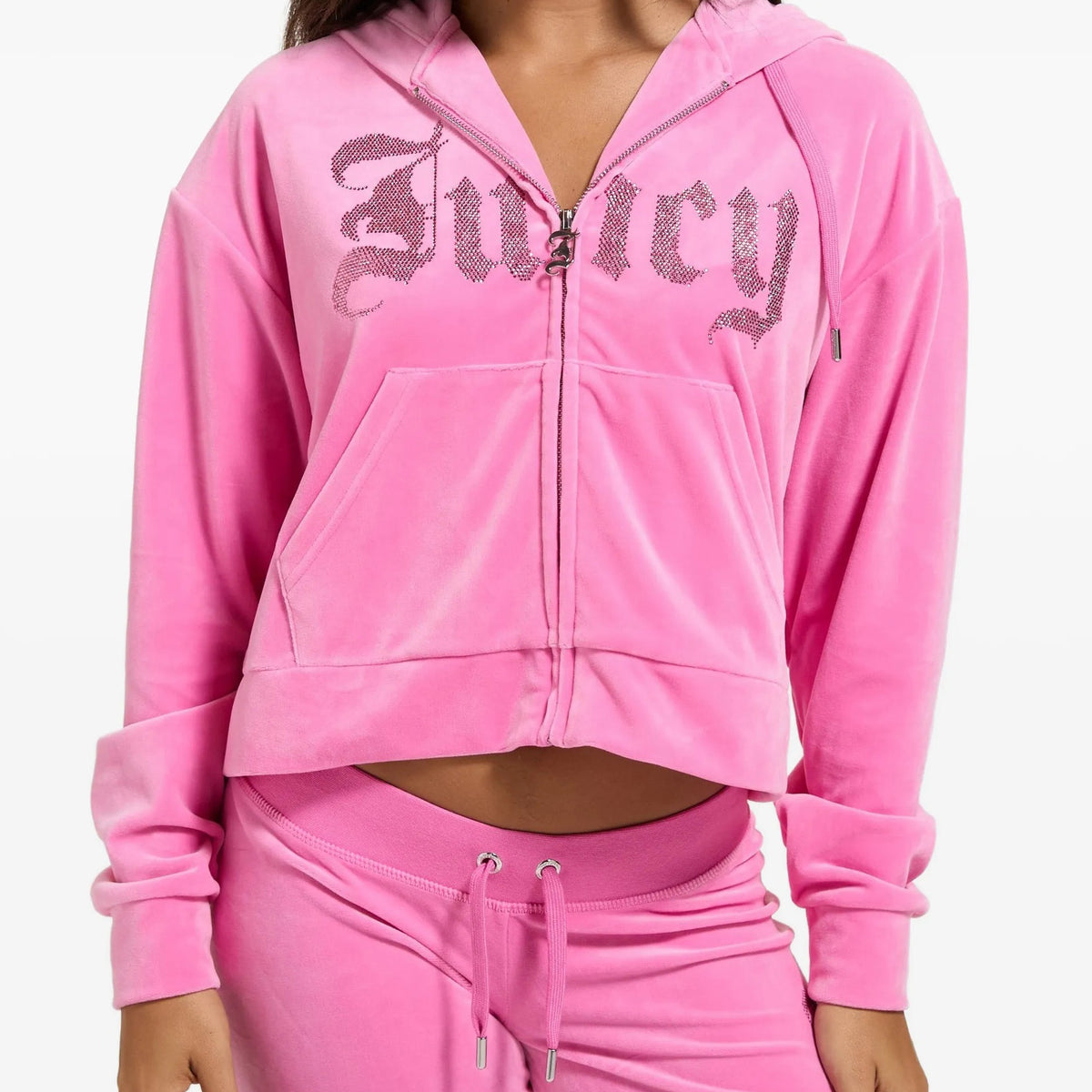 Felpa Juicy Couture Iccle Old Gothic VIJH71047WPFWO8 Wild Orchid Donna