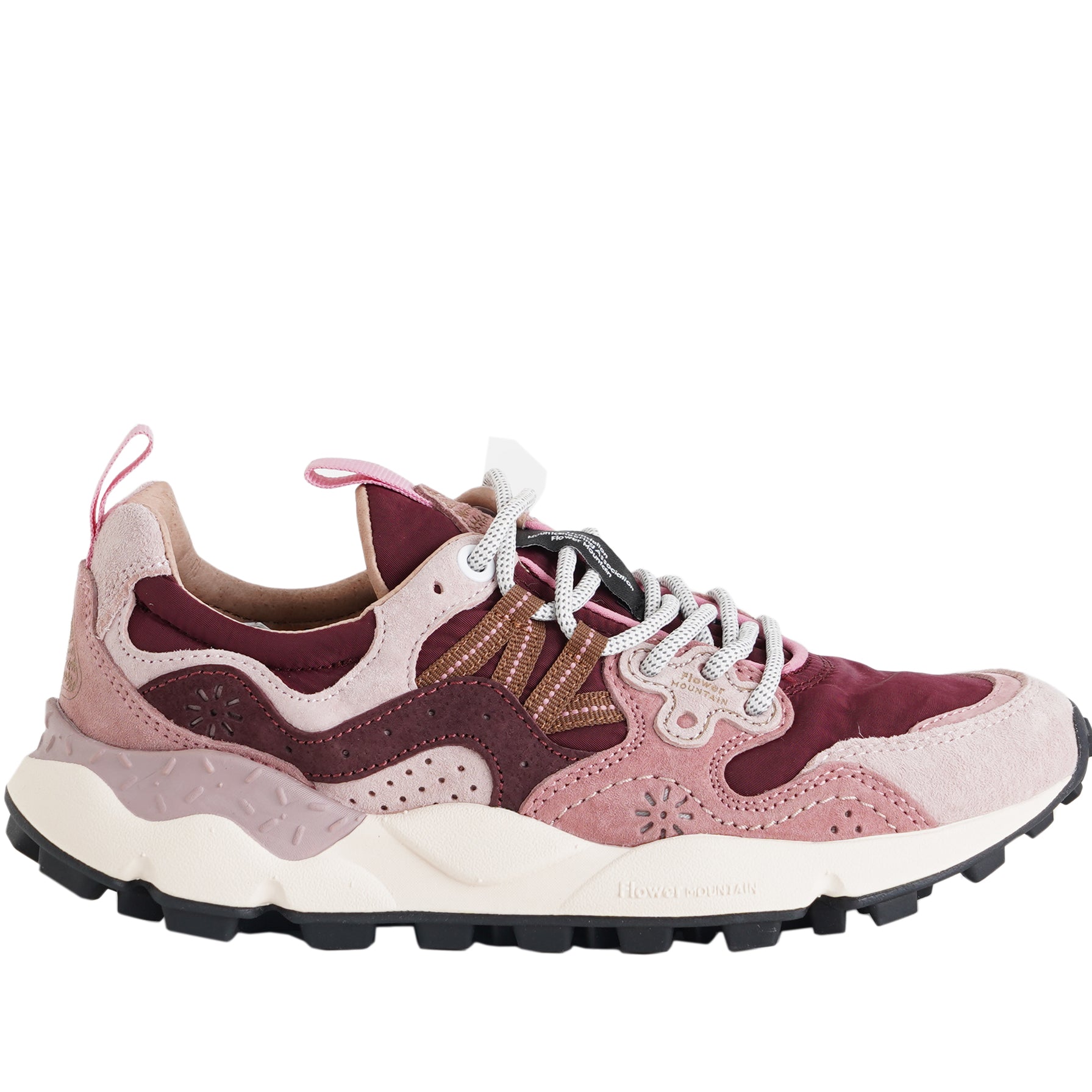 Sneakers FLOWER MOUNTAIN Yamano 3 Woman 2017817-01-2M15 Light Rose-Pink-Brown Donna