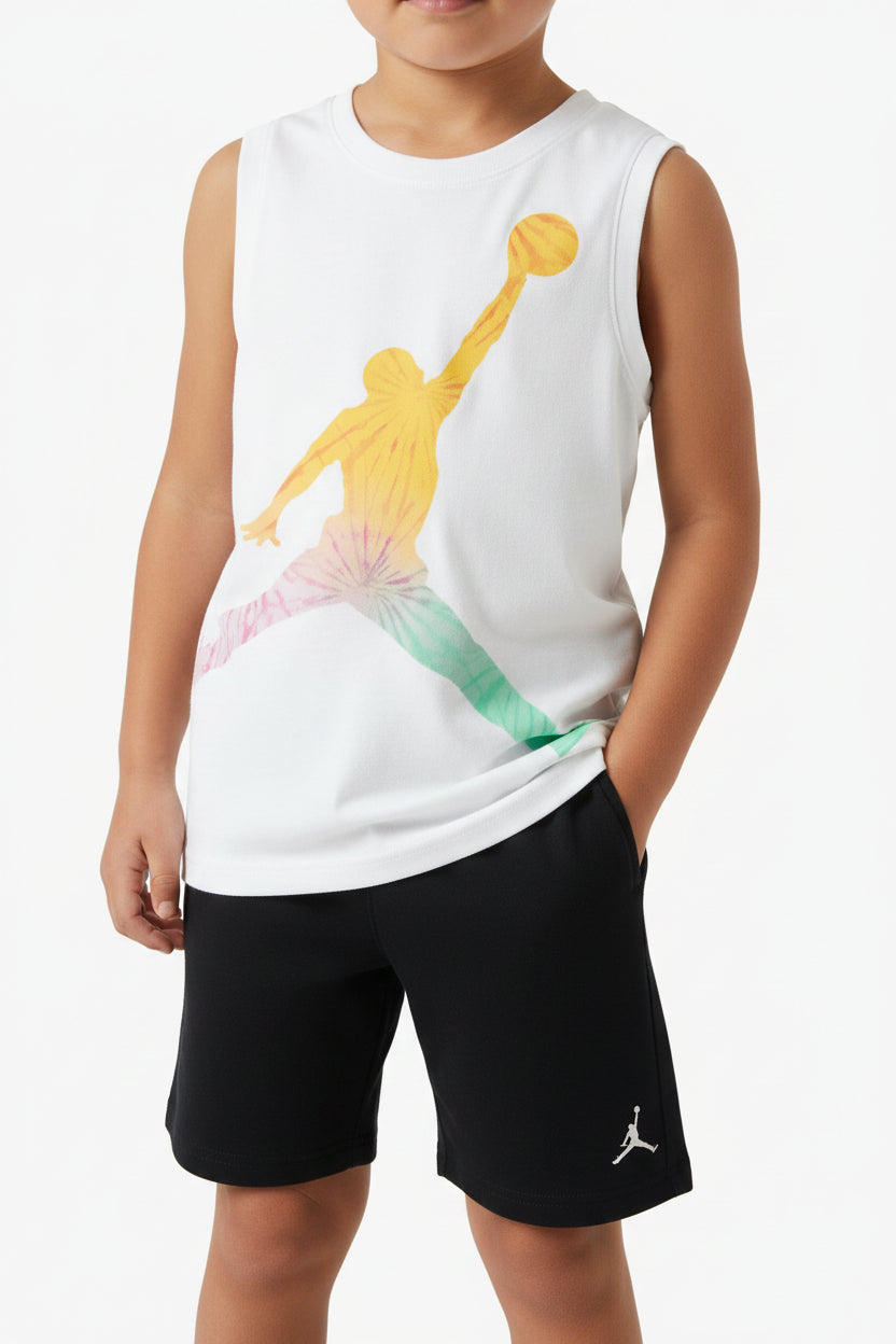 Set Jordan Festival Cargo Short e T-Shirt Bambino Black 85F825-023 | Manfrellotti
