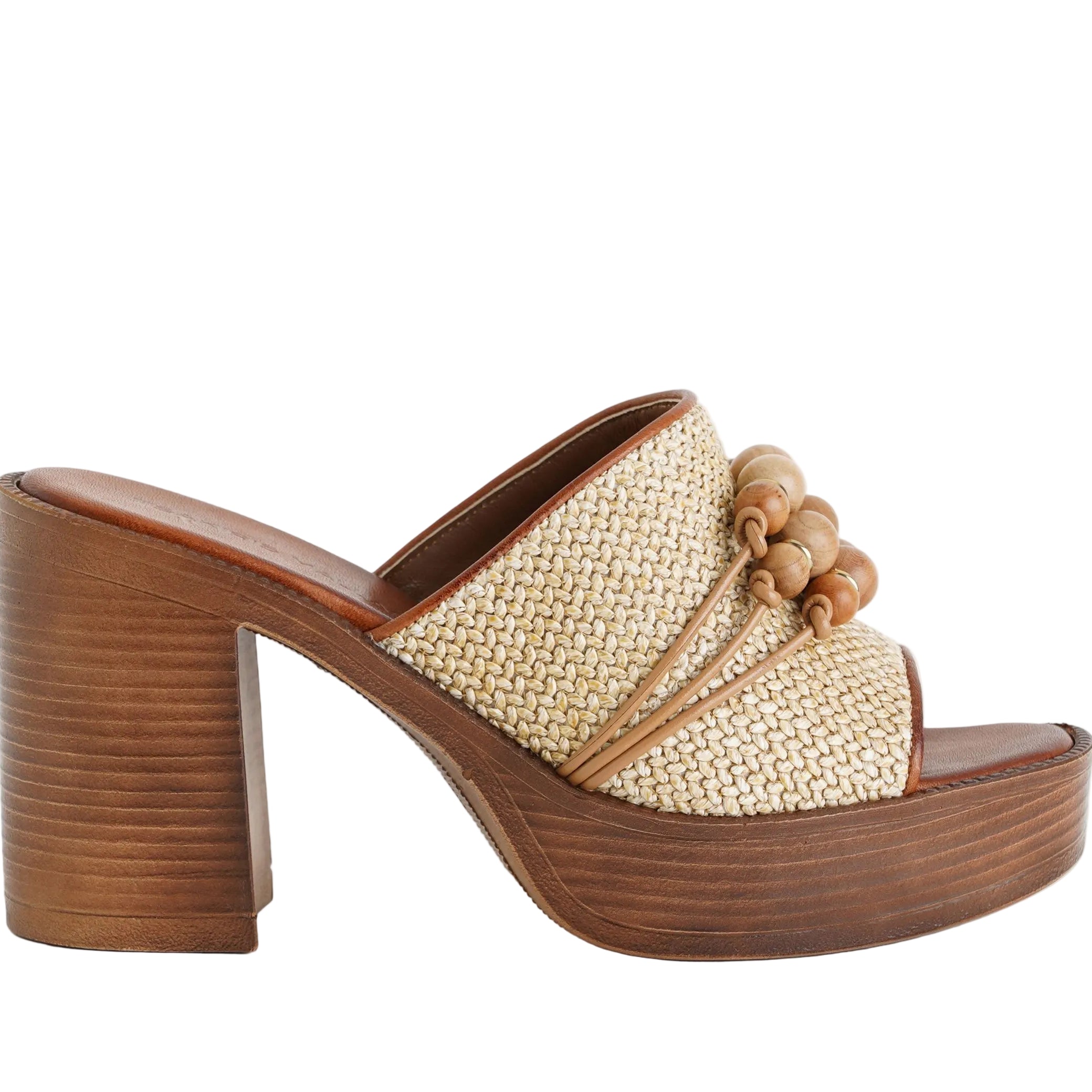 Sandalo Tsakiris Mallas 551 Cecilia Beige Wicker