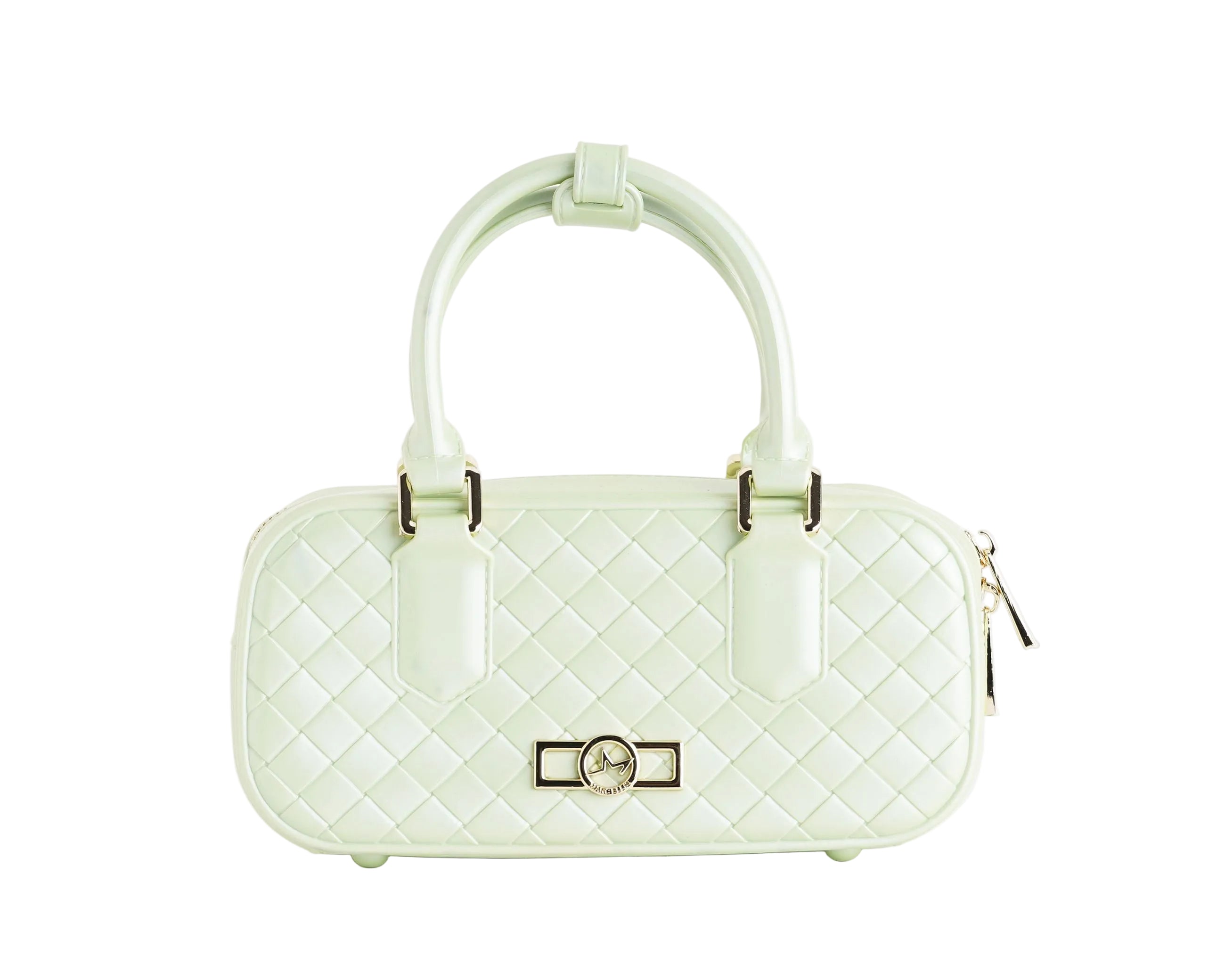 Borsa a mano Marc Ellis Flat Glitty Soft Green/Light Gold