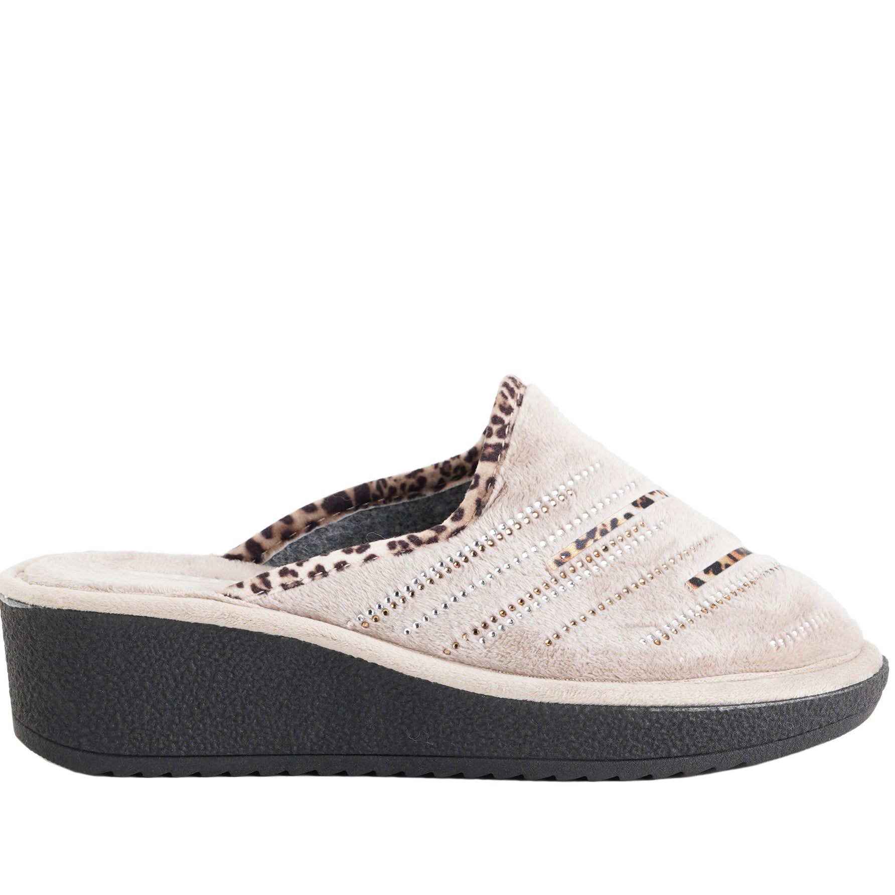 Pantofola VALLEVERDE 58251 Ecru Donna