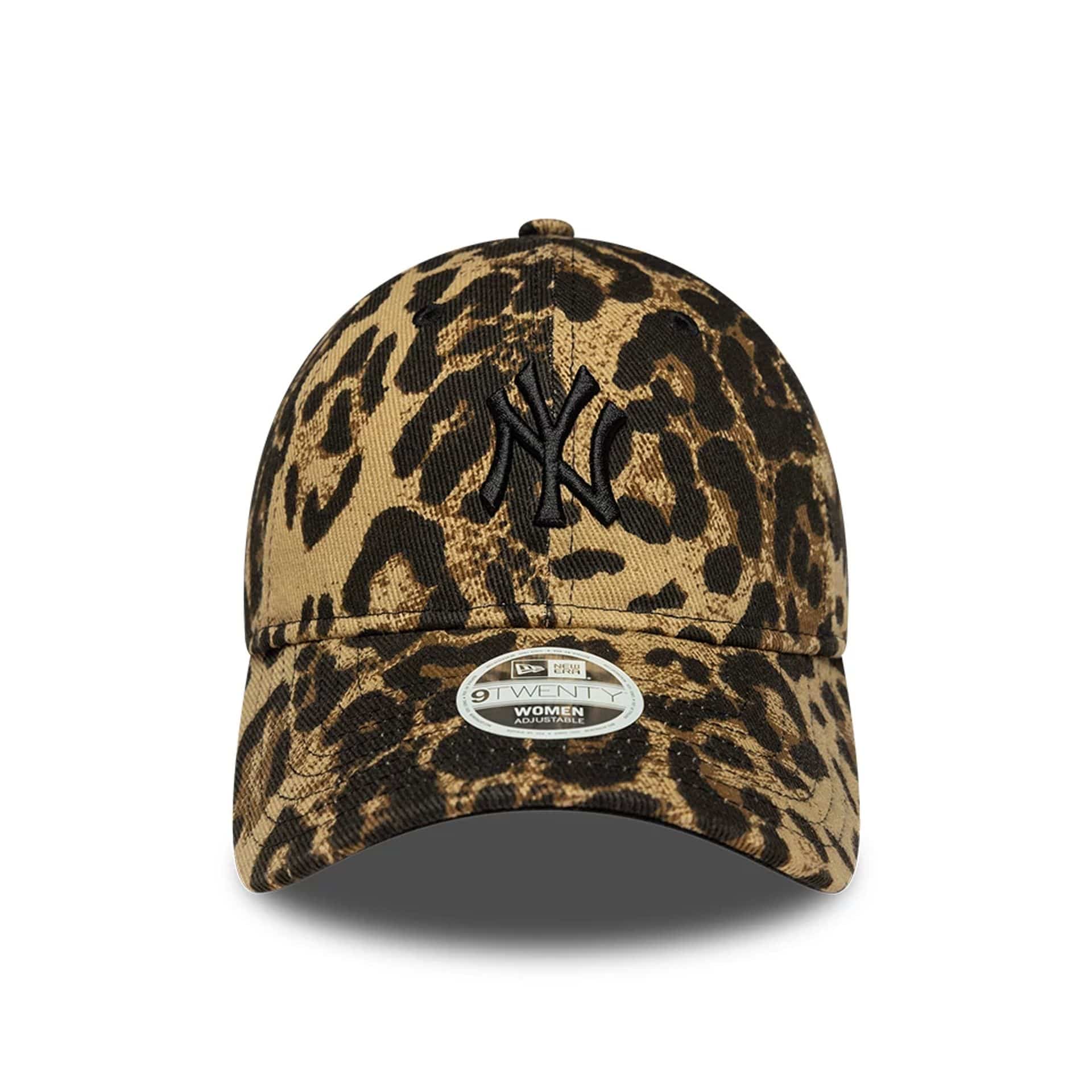 Cappello New Era 9TWENTY New York Yankees MLB Leopard 60856260 donna colore marrone scuro Dark Brown (201)