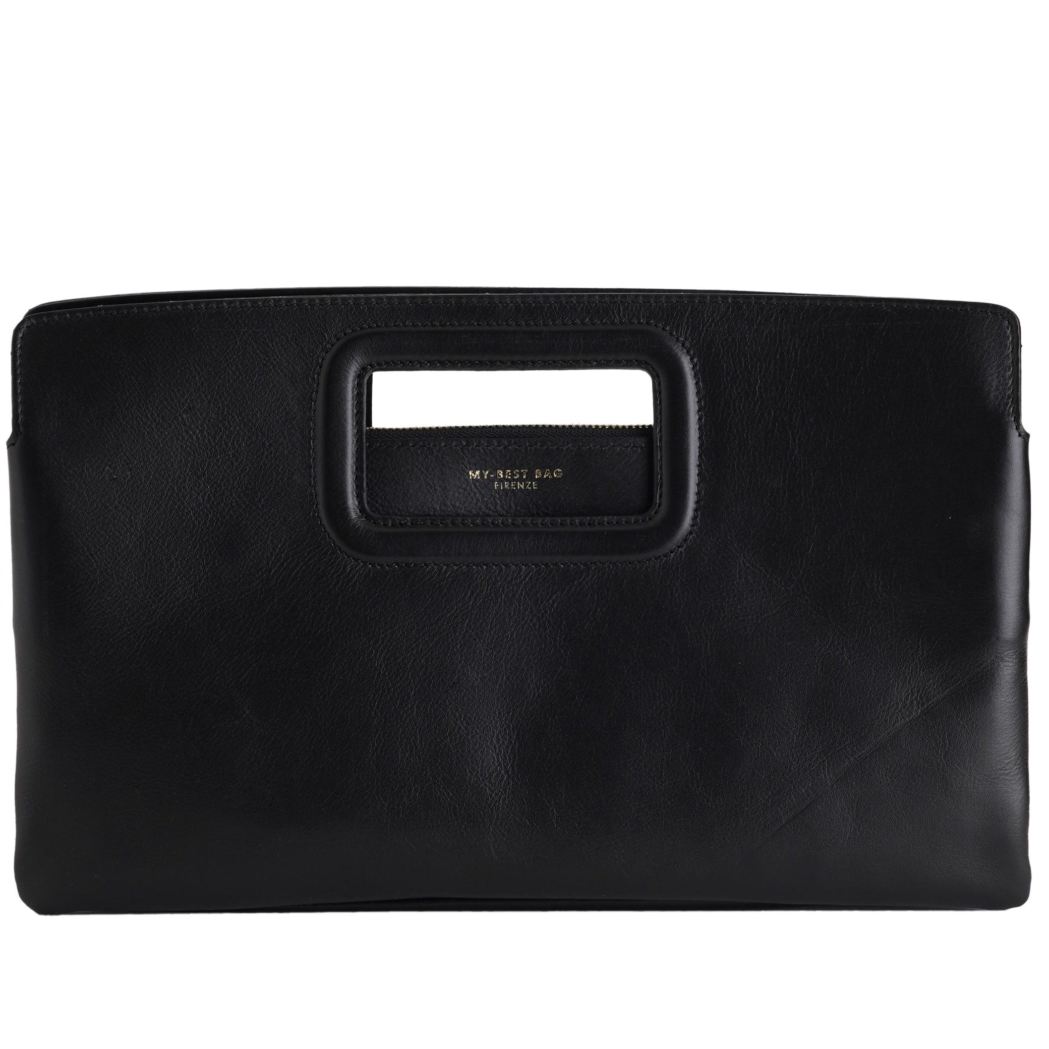 MY BEST BAG S1-MYB-2032 Borsa a Mano Viktoria Big Donna Nero