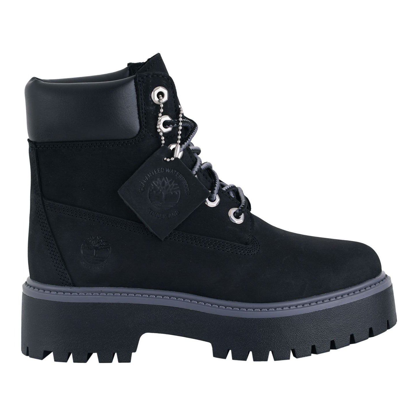 Stivaletti TIMBERLAND Stone Street 6 Inch Lace Up Waterproof TB1A5RH50151 – Jet Black DonnaDonna