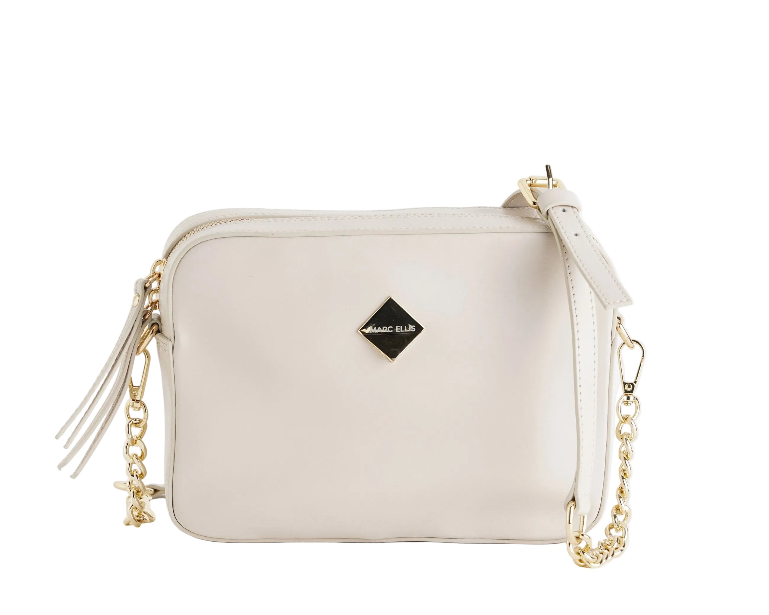 Borsa a tracolla Marc Ellis ELETTRA RH Beige/Gold