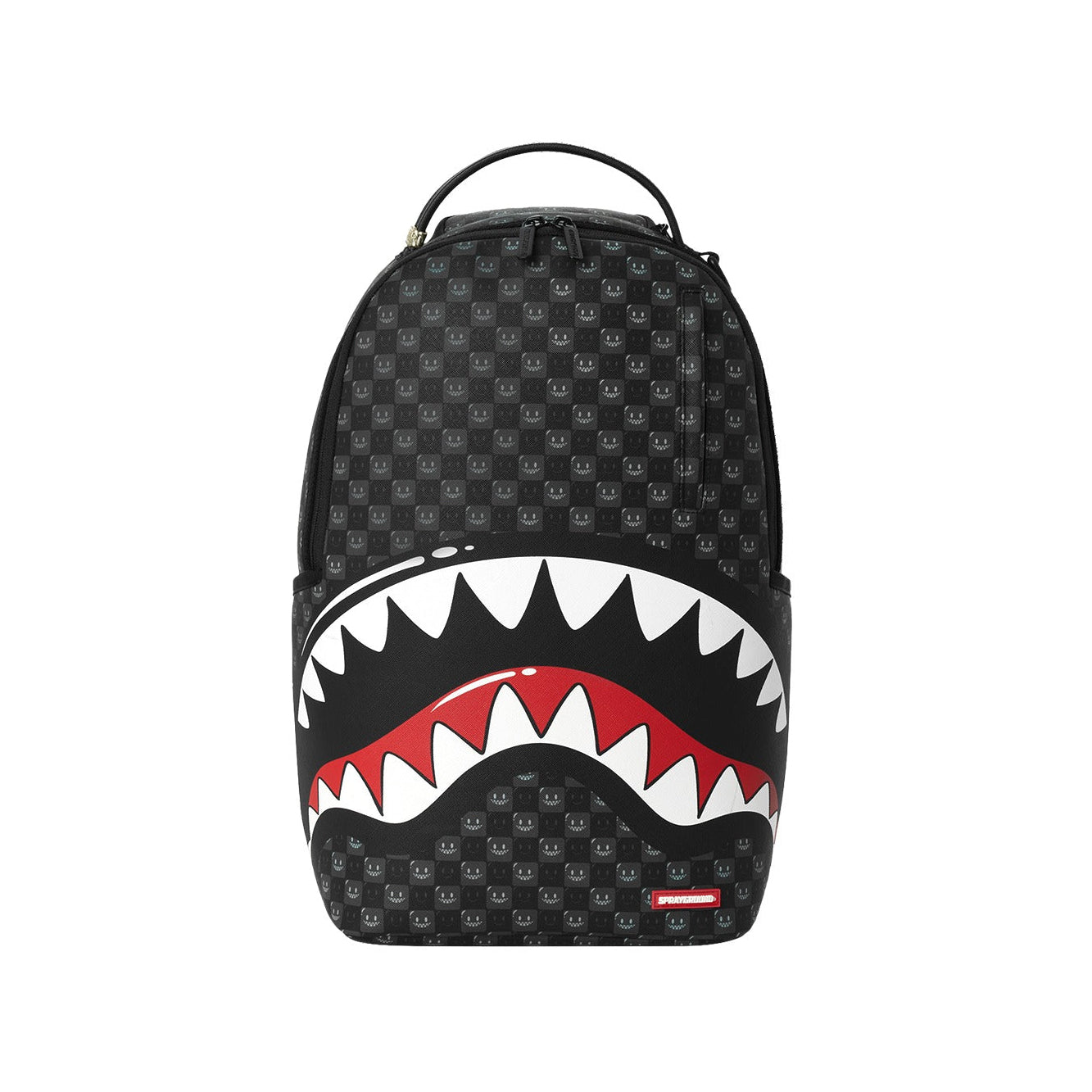 Zaino Sprayfground Sharks In Paris Wtf Bubbly Black Check Backpack 910B8633NSZ Unisex Uomo Donna