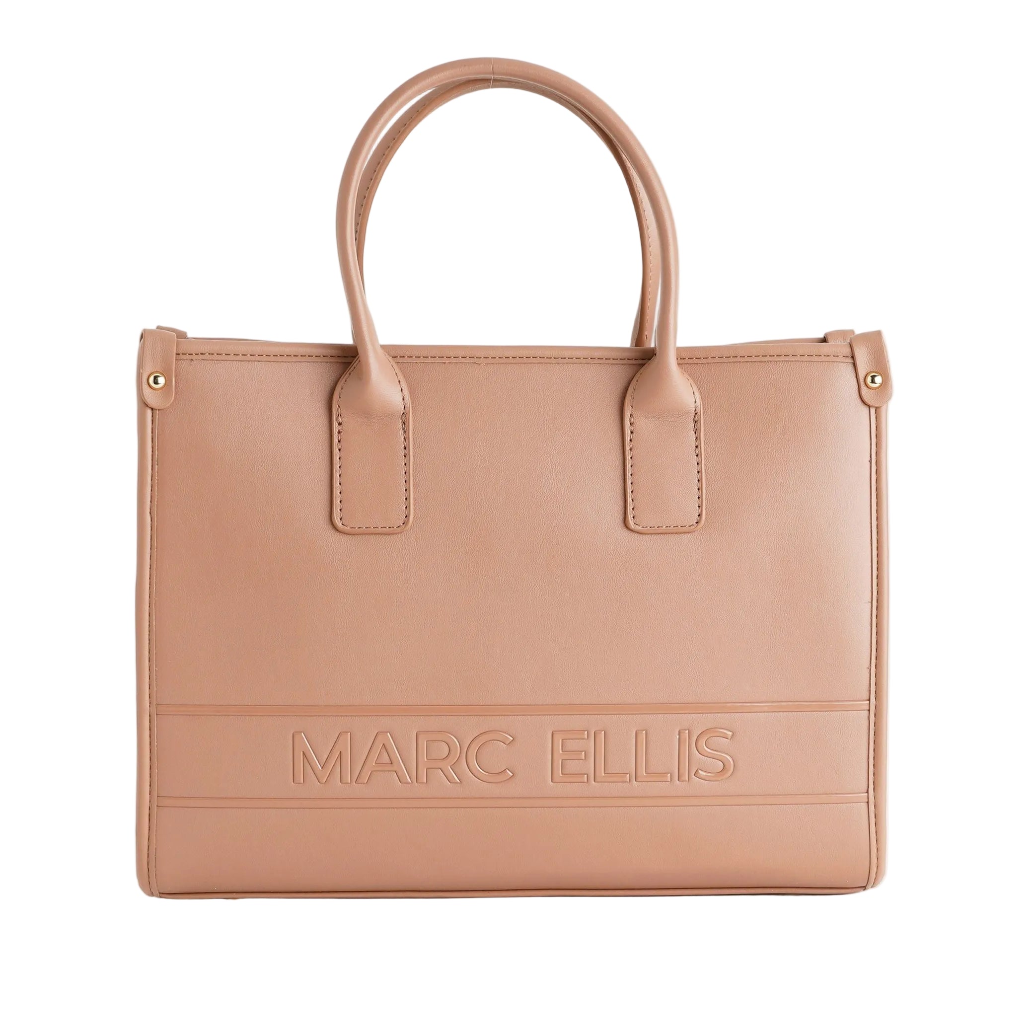 Borsa Marc Ellis Oregon Ml Moka Mousse - Visione Frontale