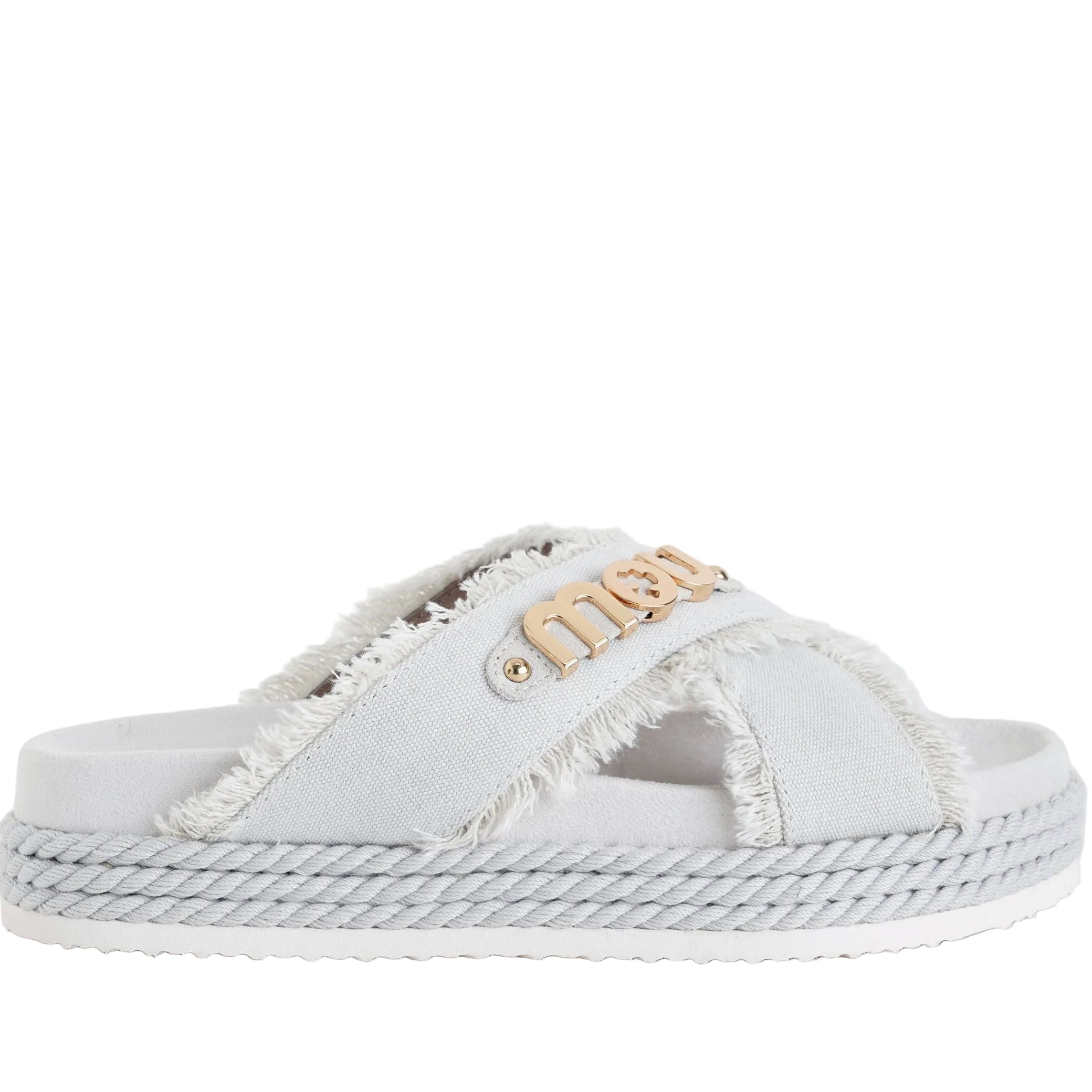 Sandalo Mou Criss-cross sandal recycled canvas MU.SW451005K Donna