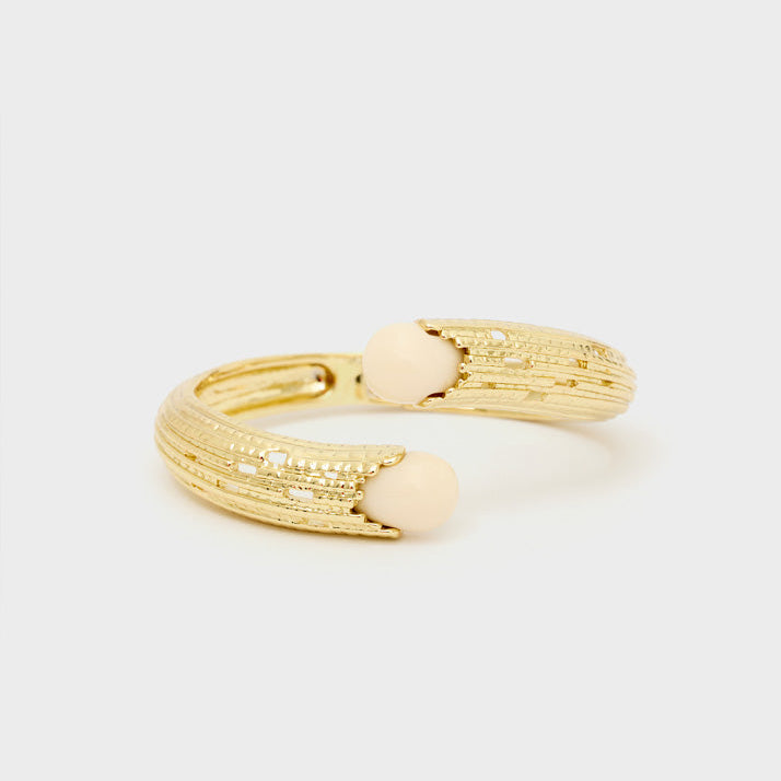 Bracciale lavorato Nalì VSBR0001 Bianco/Oro
