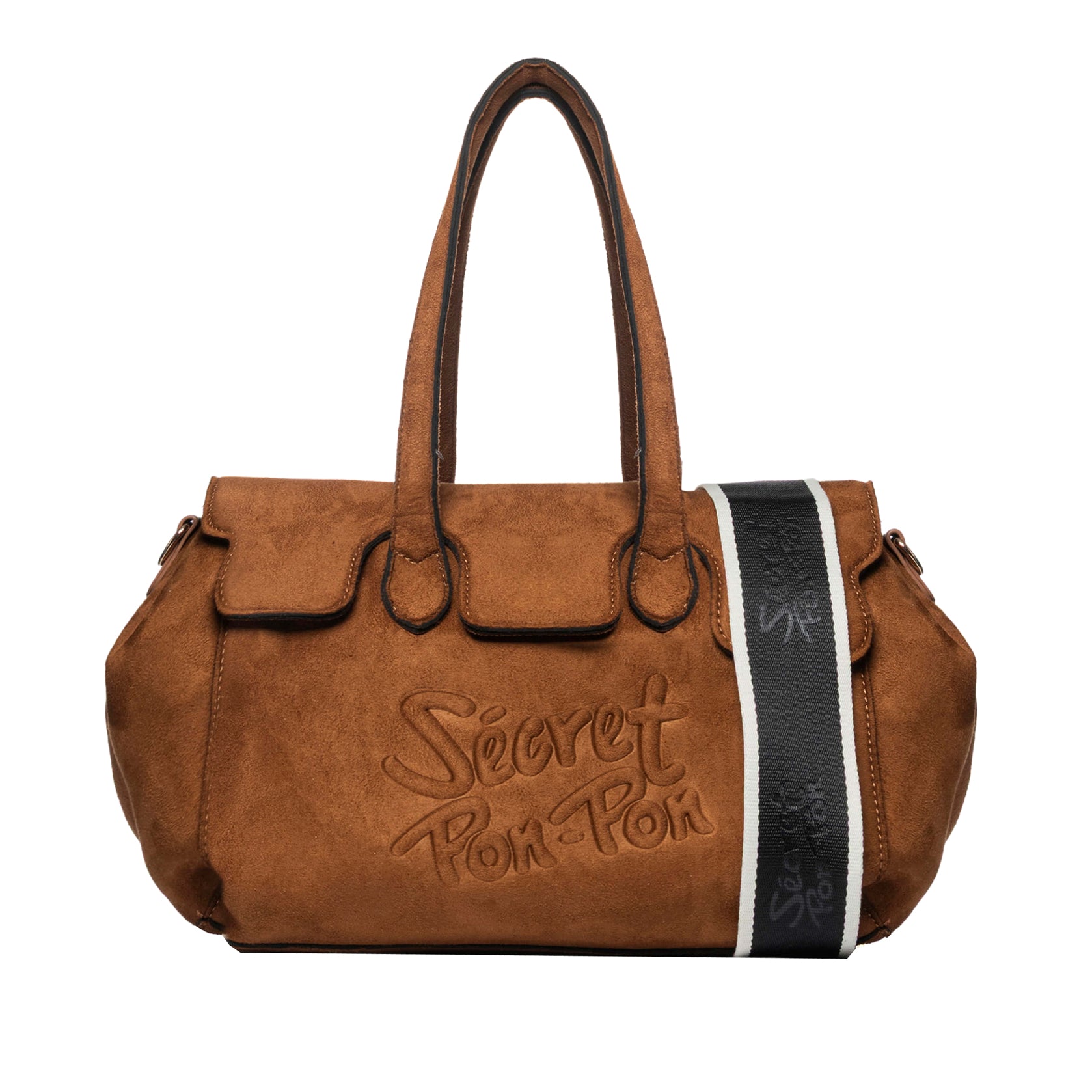 Borsa a spalla SECRET PON PON MONICA SUEDE TOTE M Donna