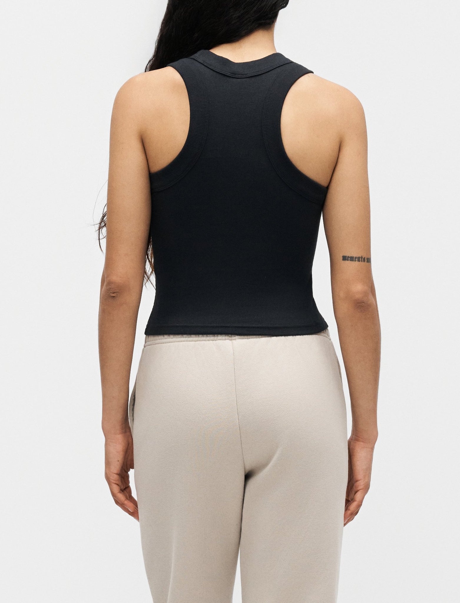 Canotta Nike Sportswear Chill Knit IF0238-010 donna colore Black/(Sail)