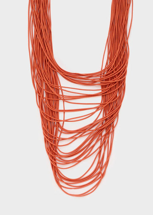 Collana Nalì Dea Multifilo EMCL1161 Corallo