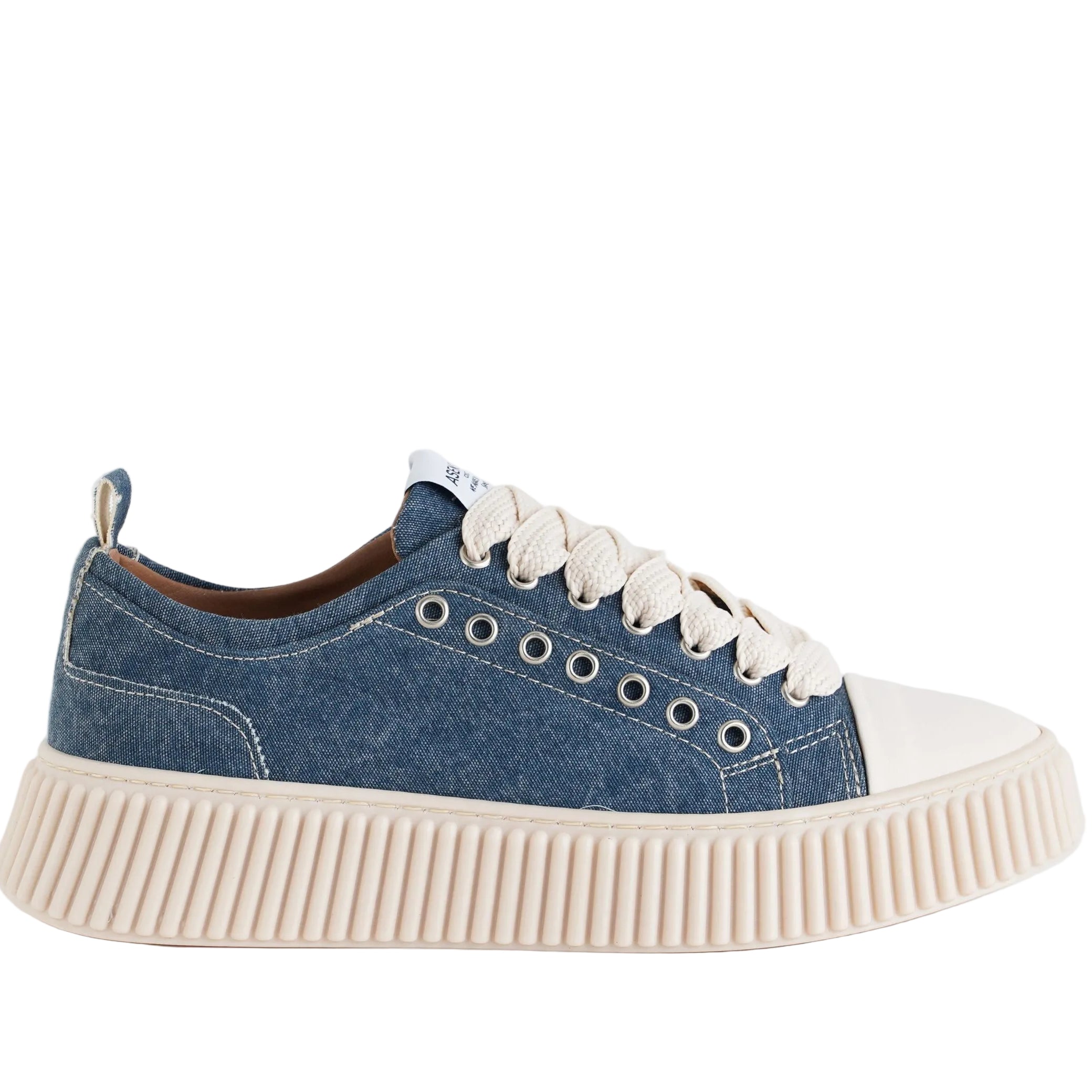 Sneakers in canvas Asensyo AS-36 Denim Uomo