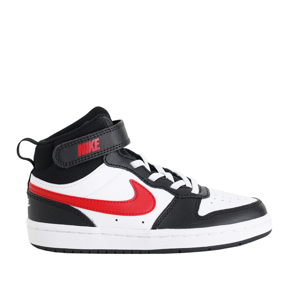 Sneakers NIKE Court Borough Mid 2 Bpv DO5891-161 Bianco/Rosso/Nero Unisex Bambino