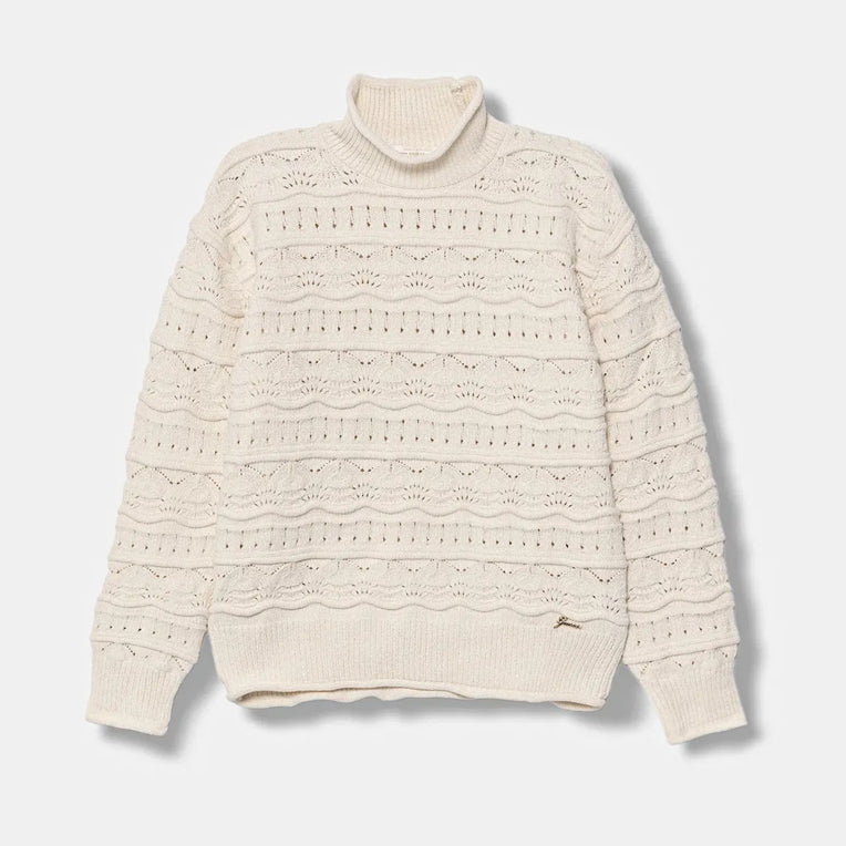 Maglione con dolcevita GUESS J5YR09 Cream White Bambina
