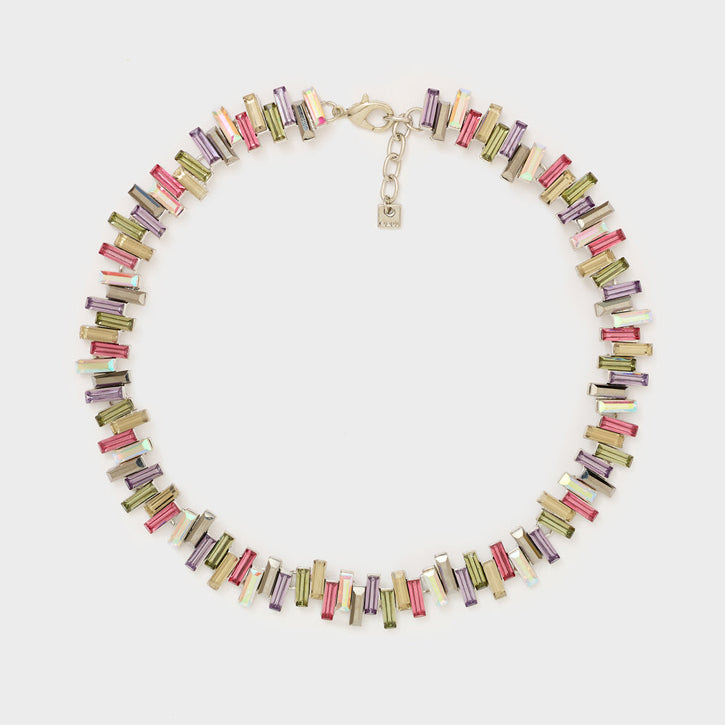 Collana Nora girocollo con pietre NALI' EMCL1036 Argento Donna