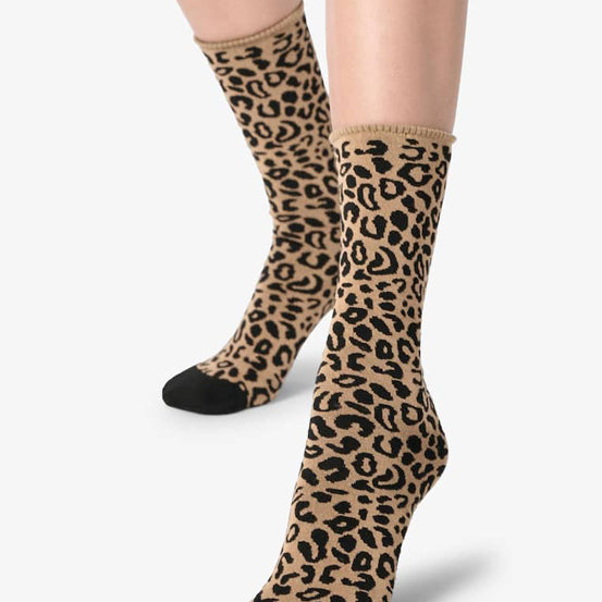 Calzino OROBLU Leopard VOBC68279 Camel