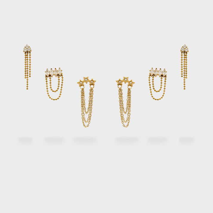Set orecchini Nalì YAOR0065 Oro Donna