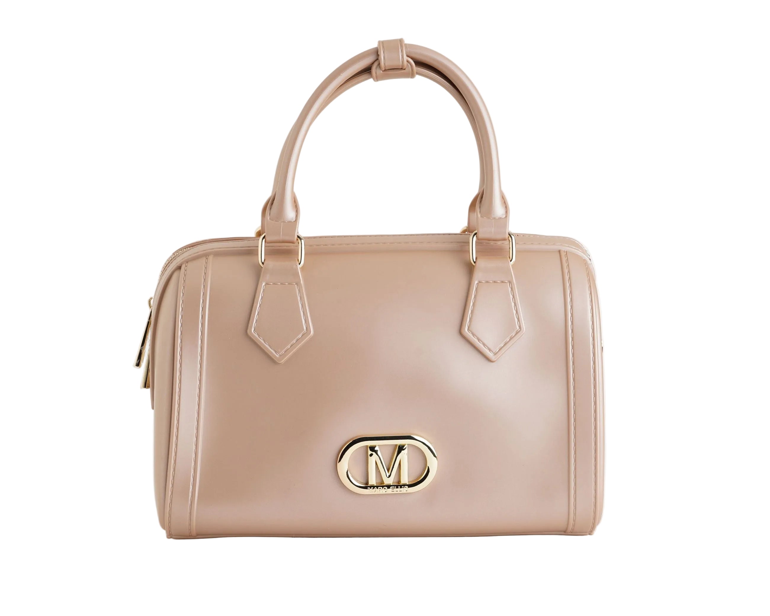Borsa a bauletto Marc Ellis Flat Estrella L Donna Moka Mousse Light Gold - Vista frontale