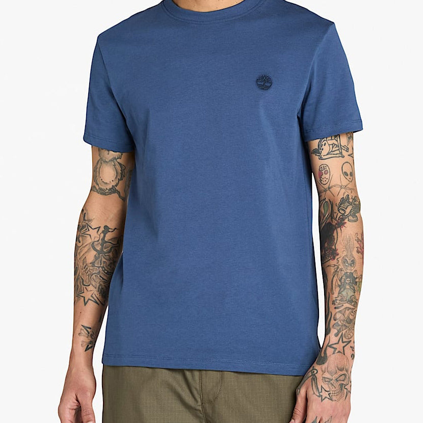 T-Shirt Timberland Dustan River TB0A2BPREYO1 Ocean Uomo