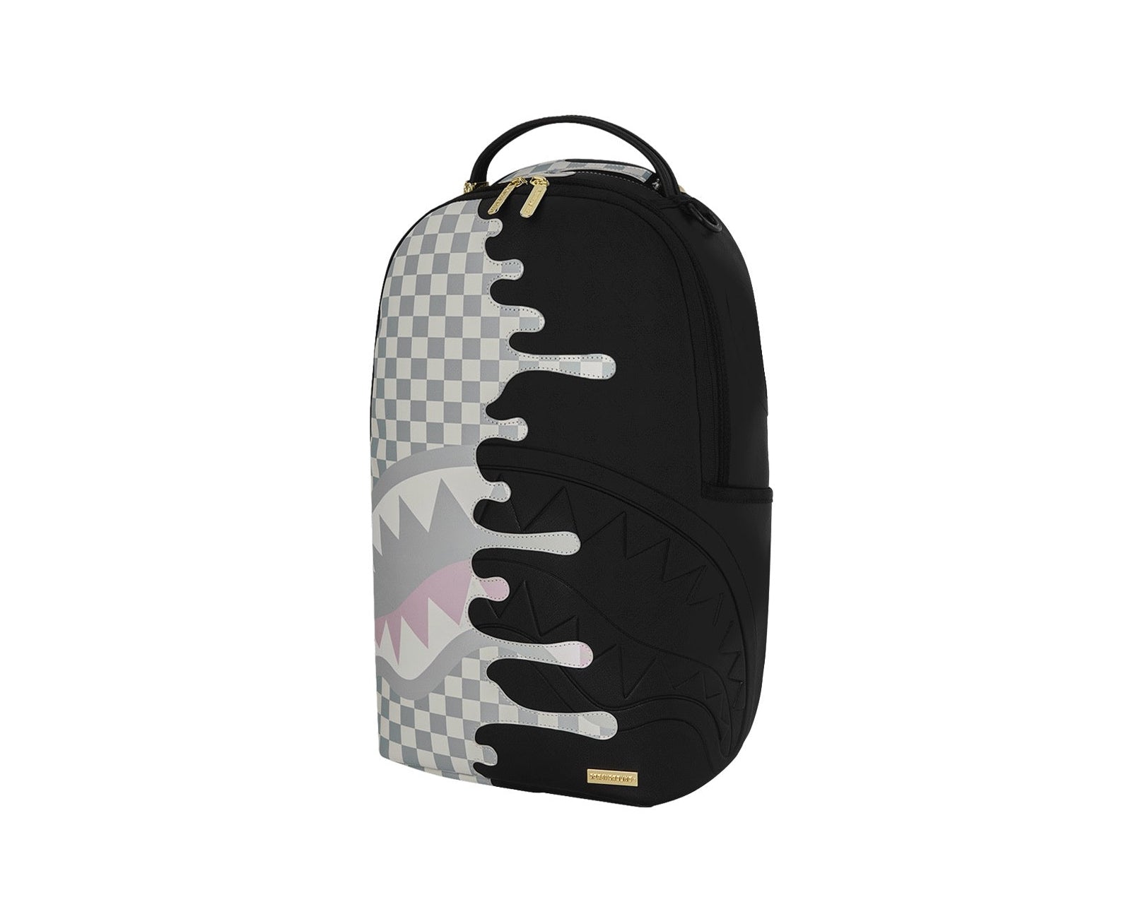 Sprayground Cream Check Unfinished Shark DLXSV Backpack 910B8758NSZ SPRAYGROUND Multicolore
