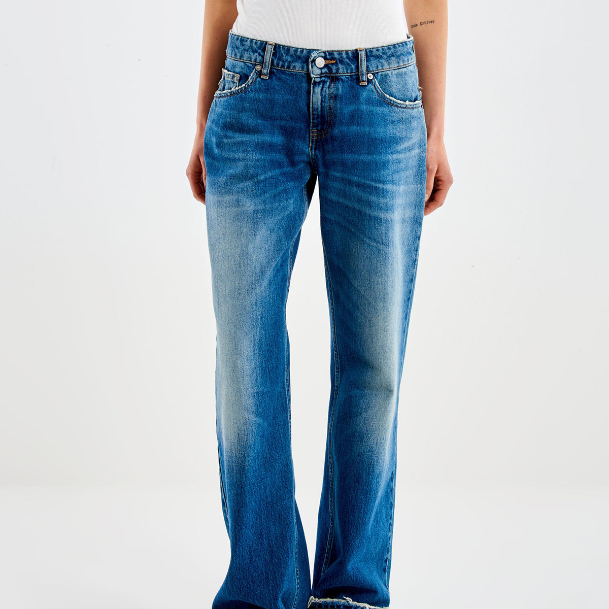 Jeans a vita media Vicolo Basma DAC5019 Denim Blu Donna