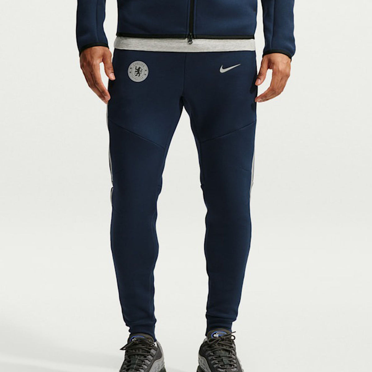 Pantaloni jogger da calcio Nike Chelsea FC Tech Fleece IO3643-477 Blue Eclipse Uomo