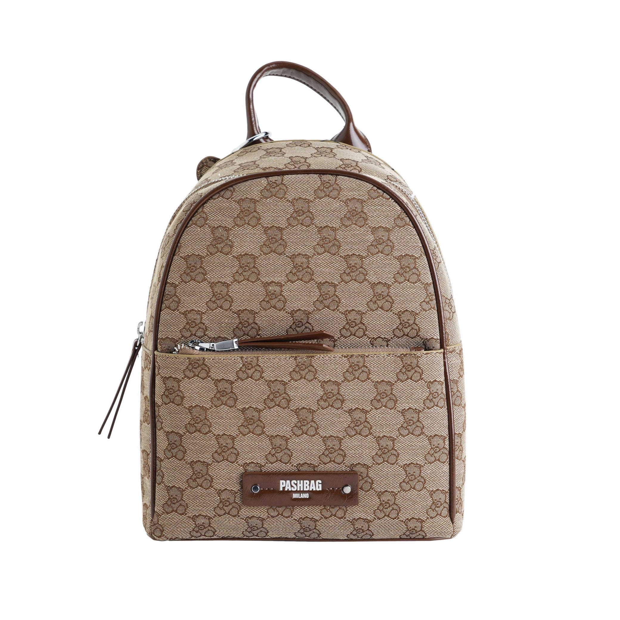 Zaino PASHBAG mod.Jeff 18373-SOH-W5B-P Beige/Marrone Donna