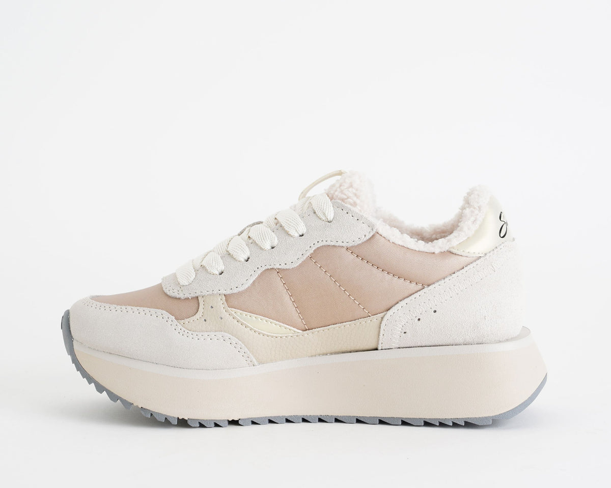 Sneakers Sun68 Big Ally Teddy Z46216 Bianco Panna