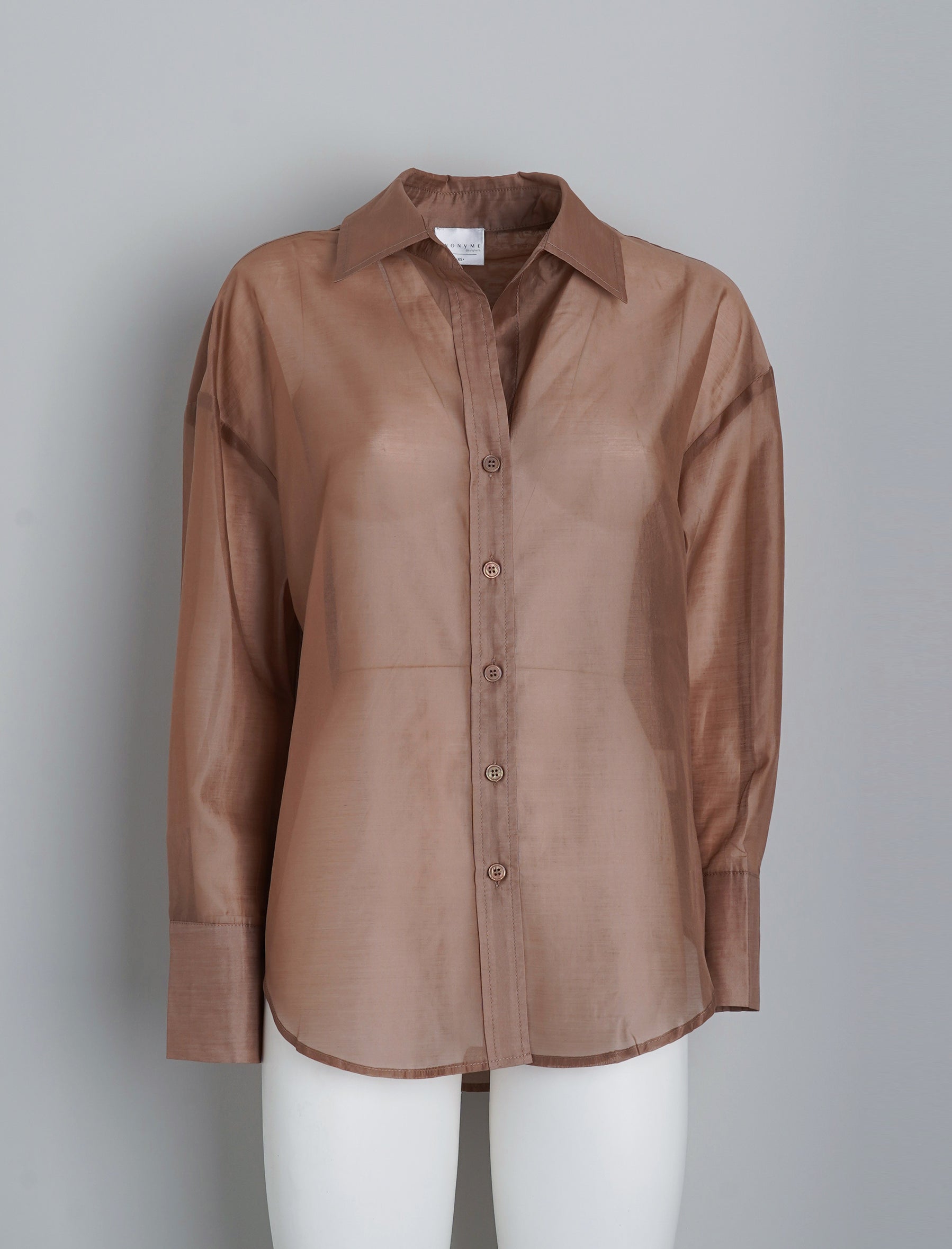 Camicia Anonyme Tencel Summer Shirt P26SB238 Nut
