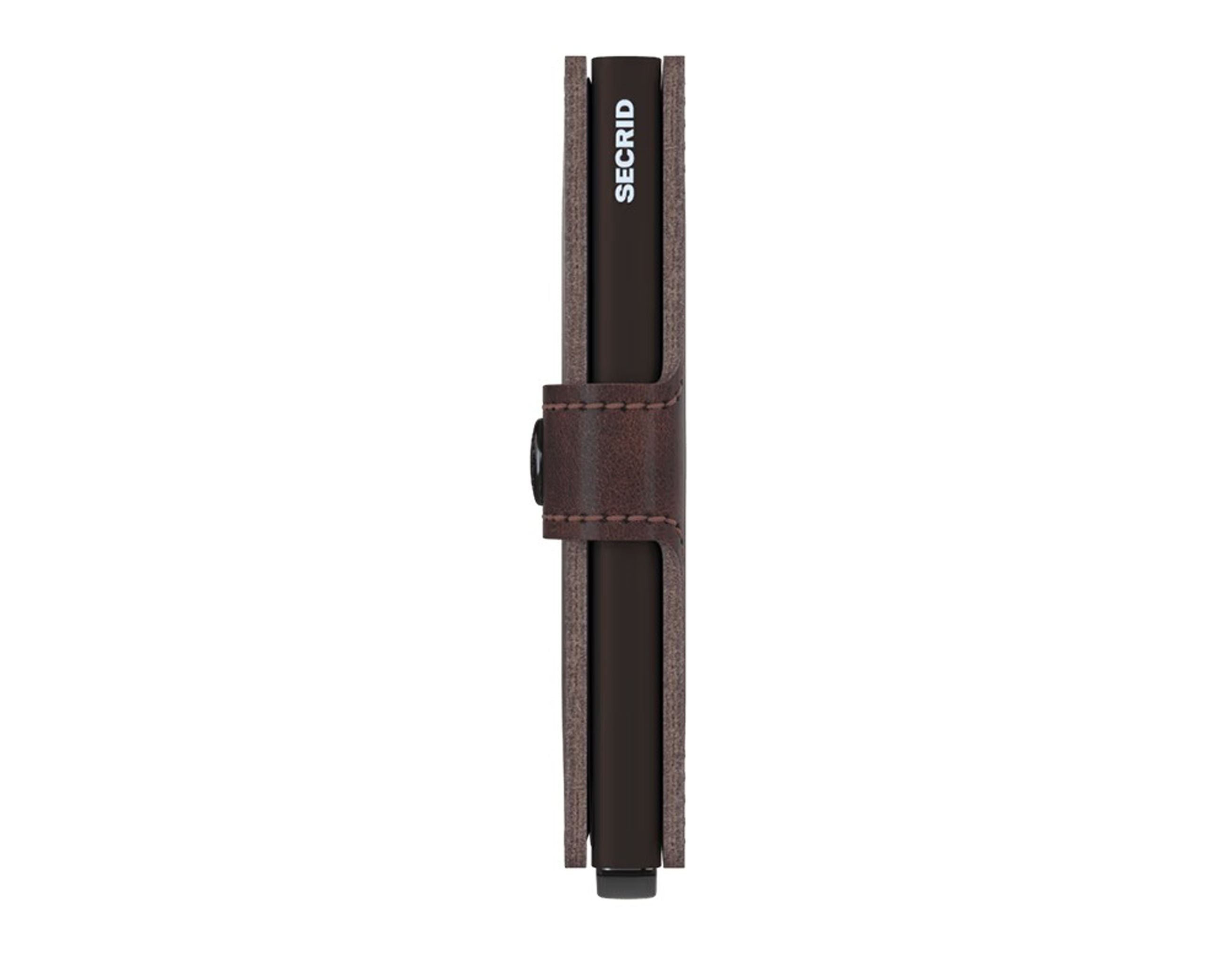 Portafoglio Secrid MV-Chocolate colore Chocolate – miniwallet in pelle con protezione RFID