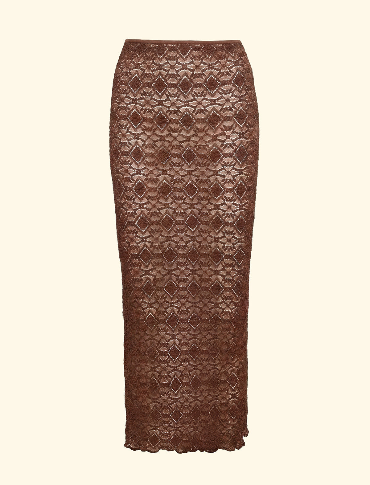 F**K FK26-SW0208BN gonna lunga in pizzo Brown