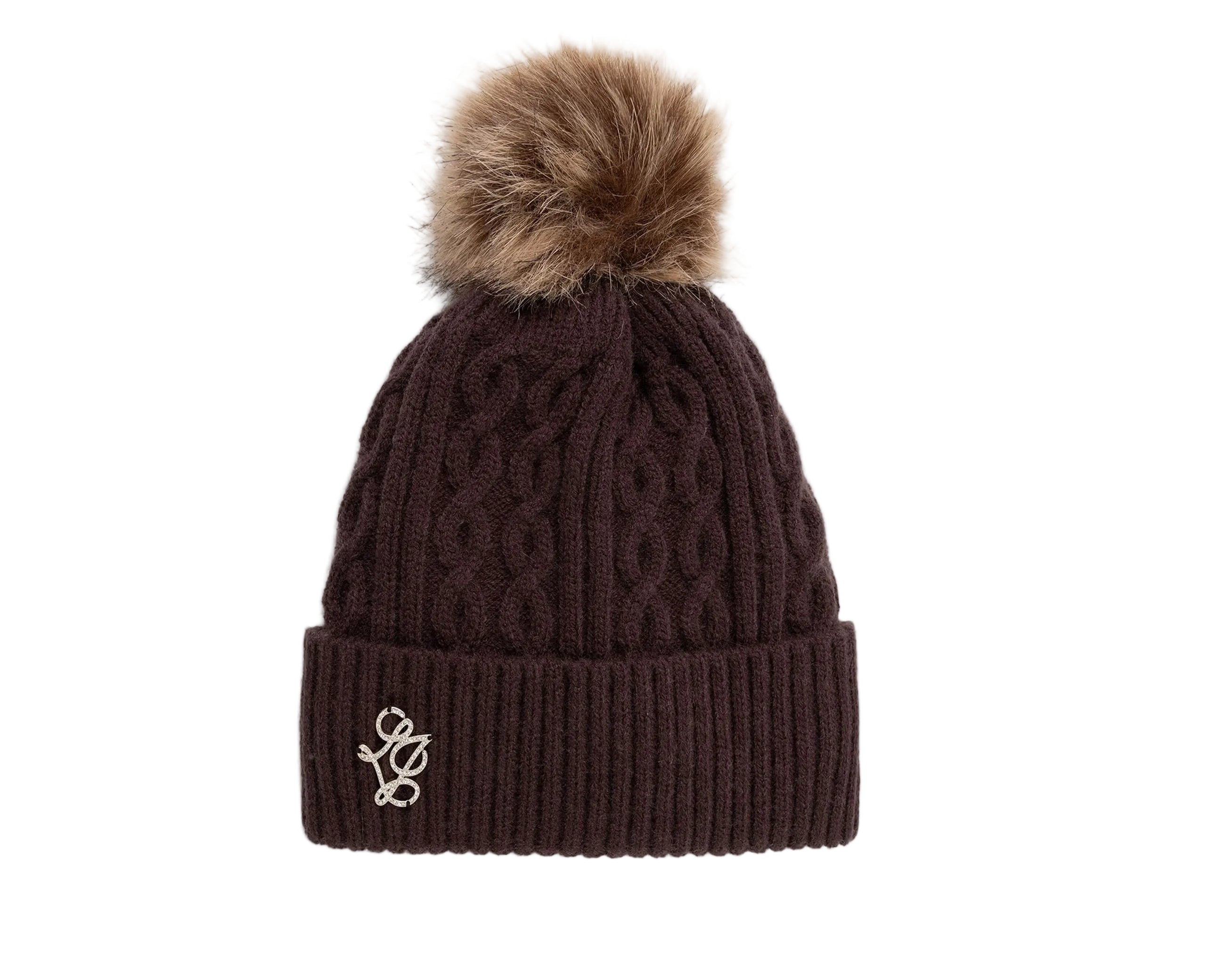 Cappello con pompon Liu Jo 2F6008 MA33S Testa di Moro