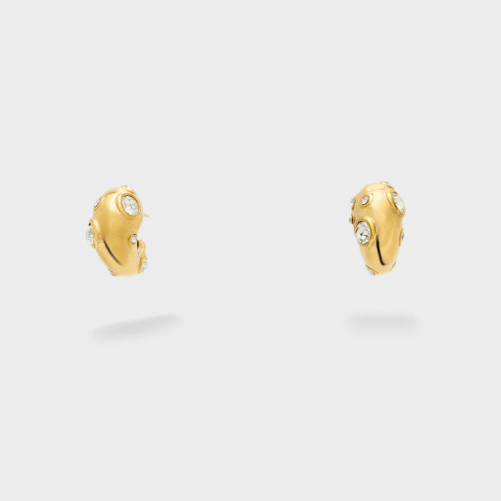Orecchini semicerchio Nalì Chuncky PWOR0042 Oro Donna