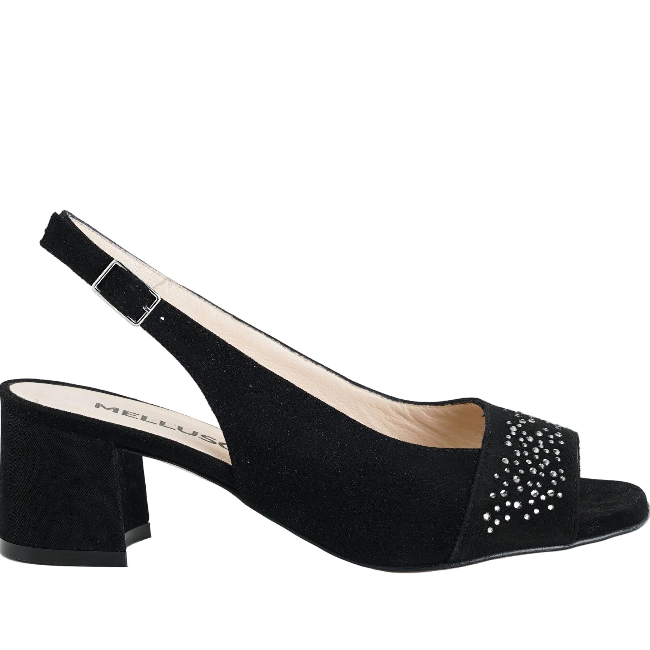 Sandalo alto Melluso S647 Nero Donna