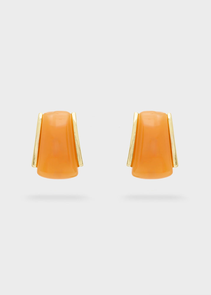 Orecchini con clip Nalì Aura VSOR0007 Oro/Arancio