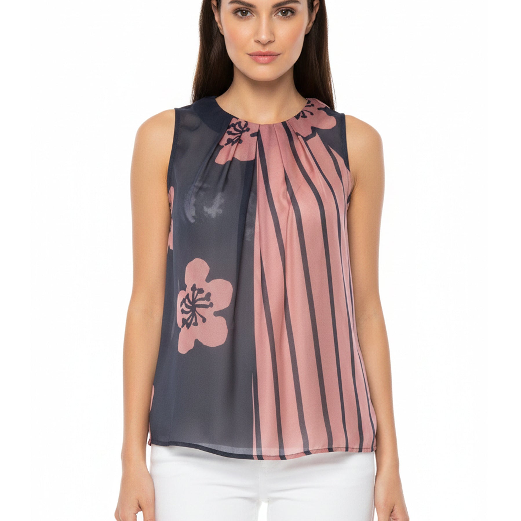 Blusa Anonyme Roseline A26SB019 Brick