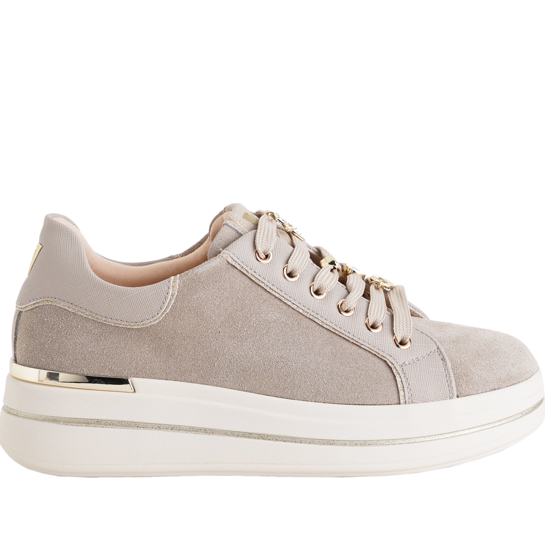 Sneakers con zeppa VALLEVERDE 35480 Sabbia Donna