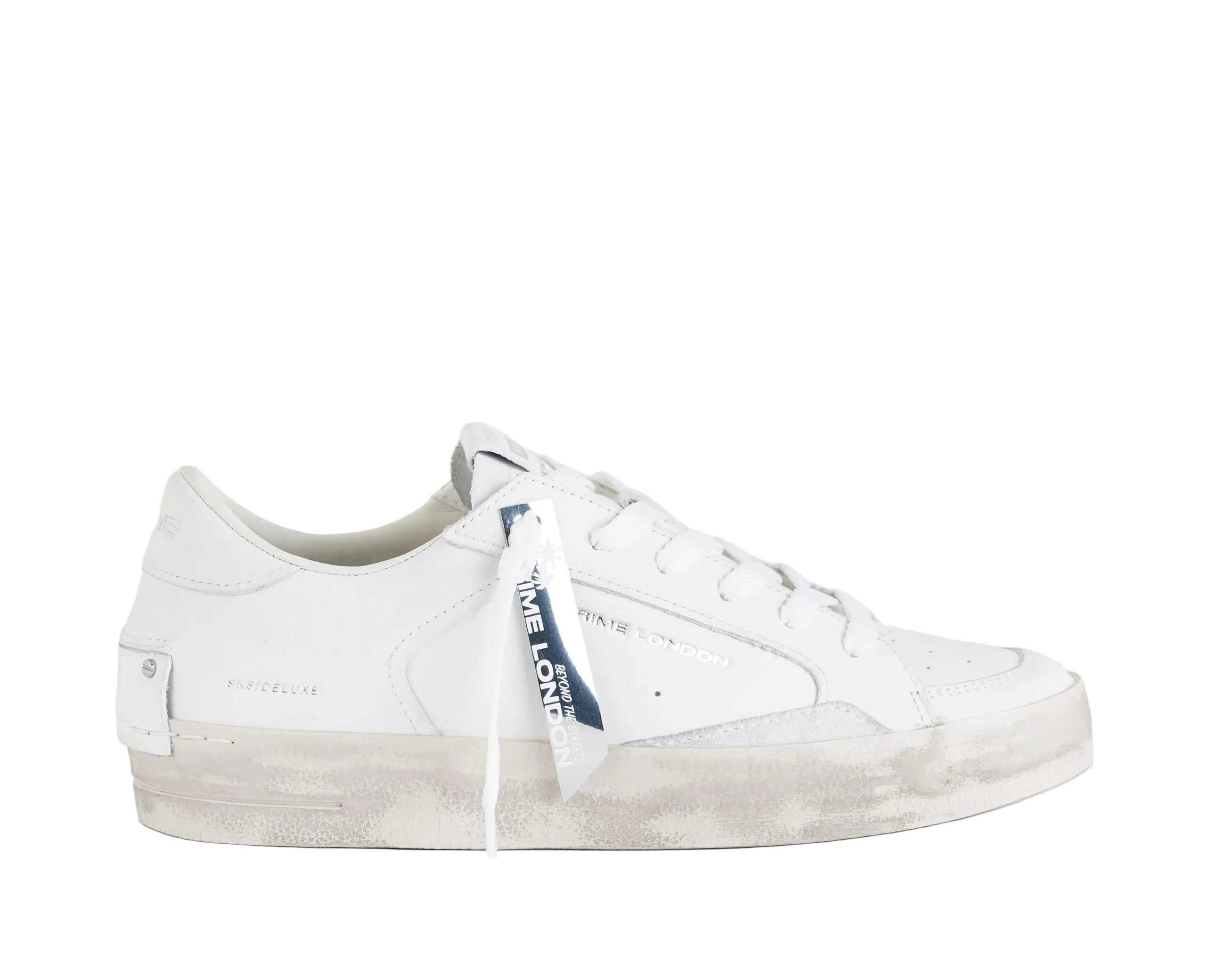 Sneakers Crime London Skate Deluxe White uomo – vista frontale