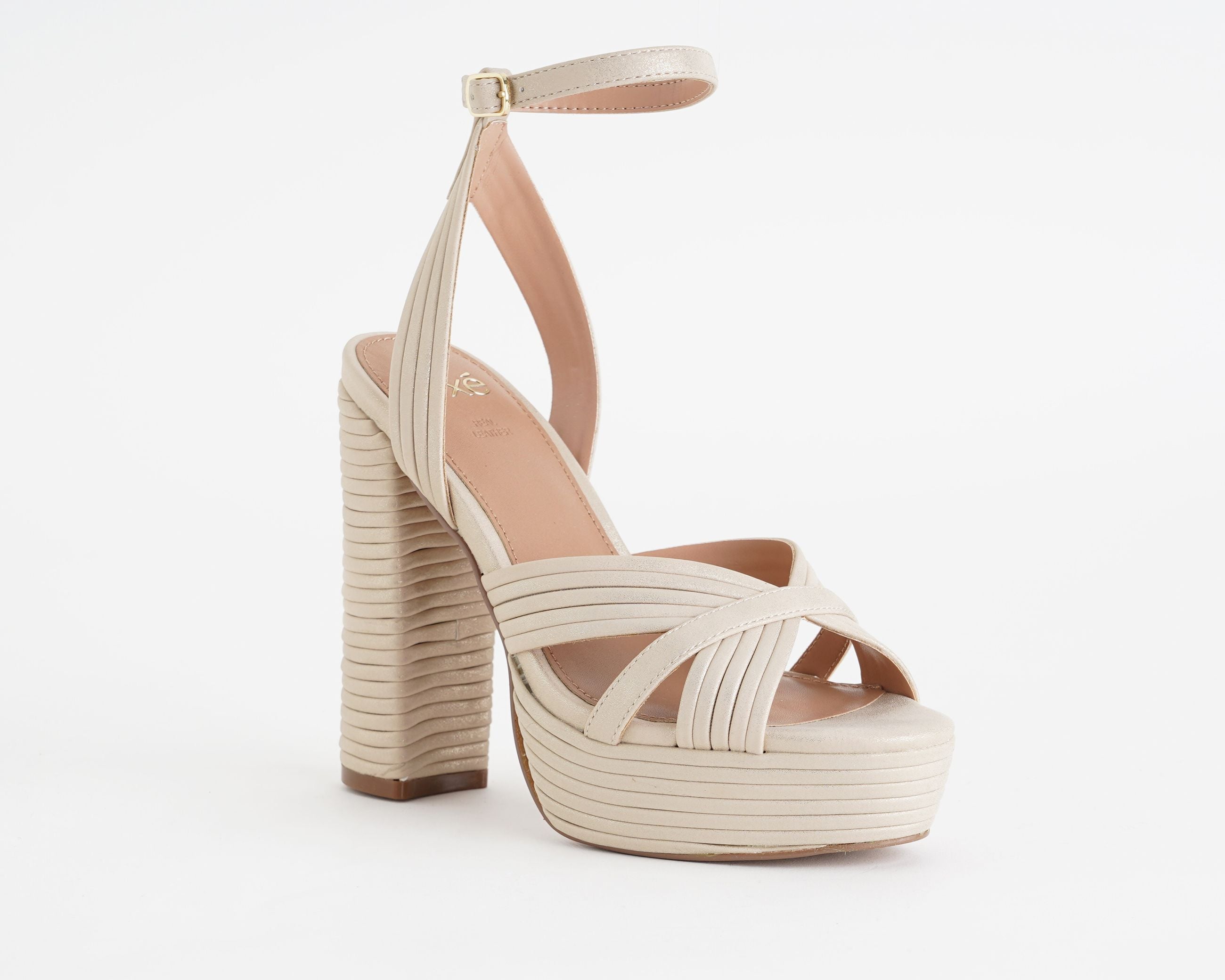 Sandali alti Exe Ophelia-832A Light Gold