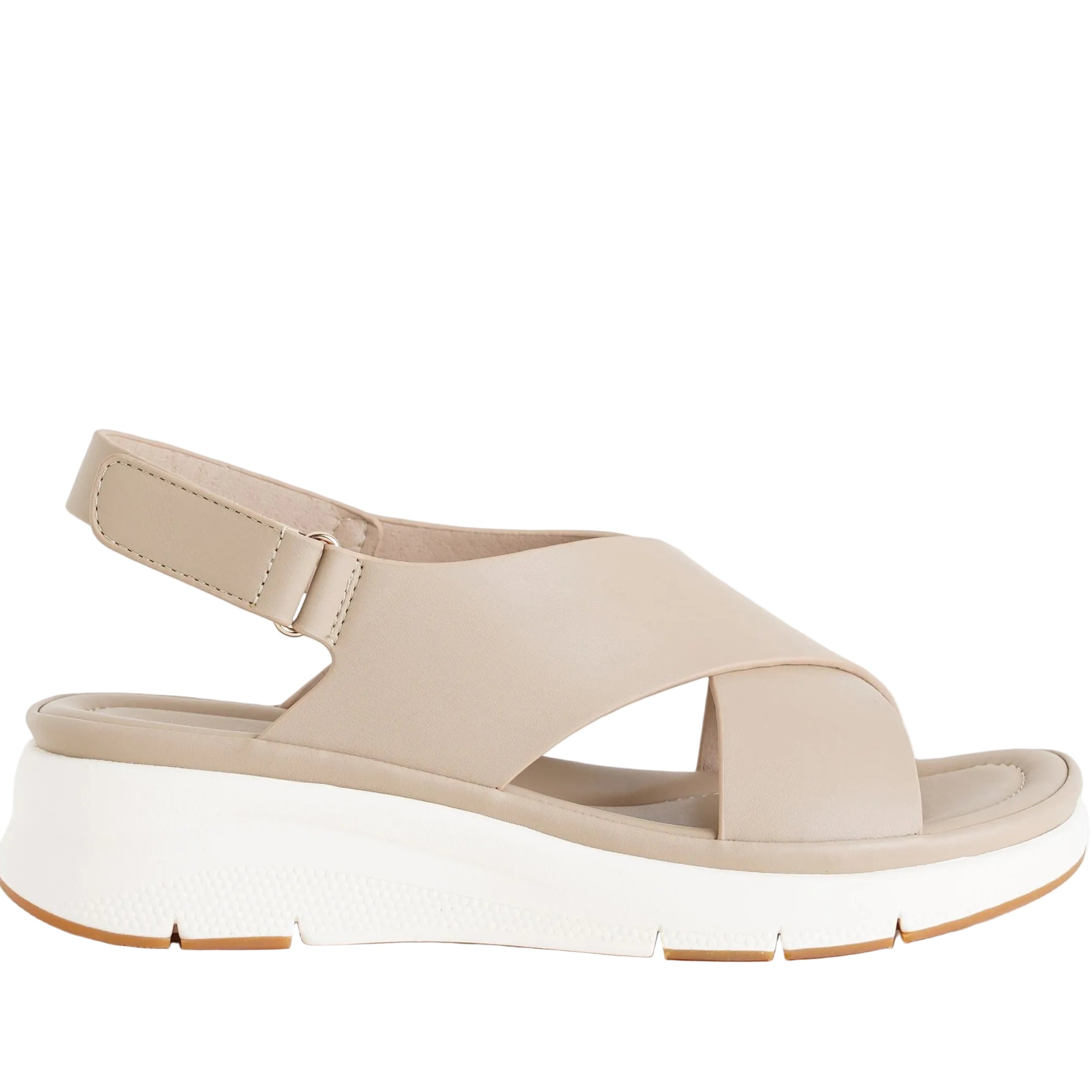 Sandali con zeppa Keys K-12351 Nocciola (K10935) Donna