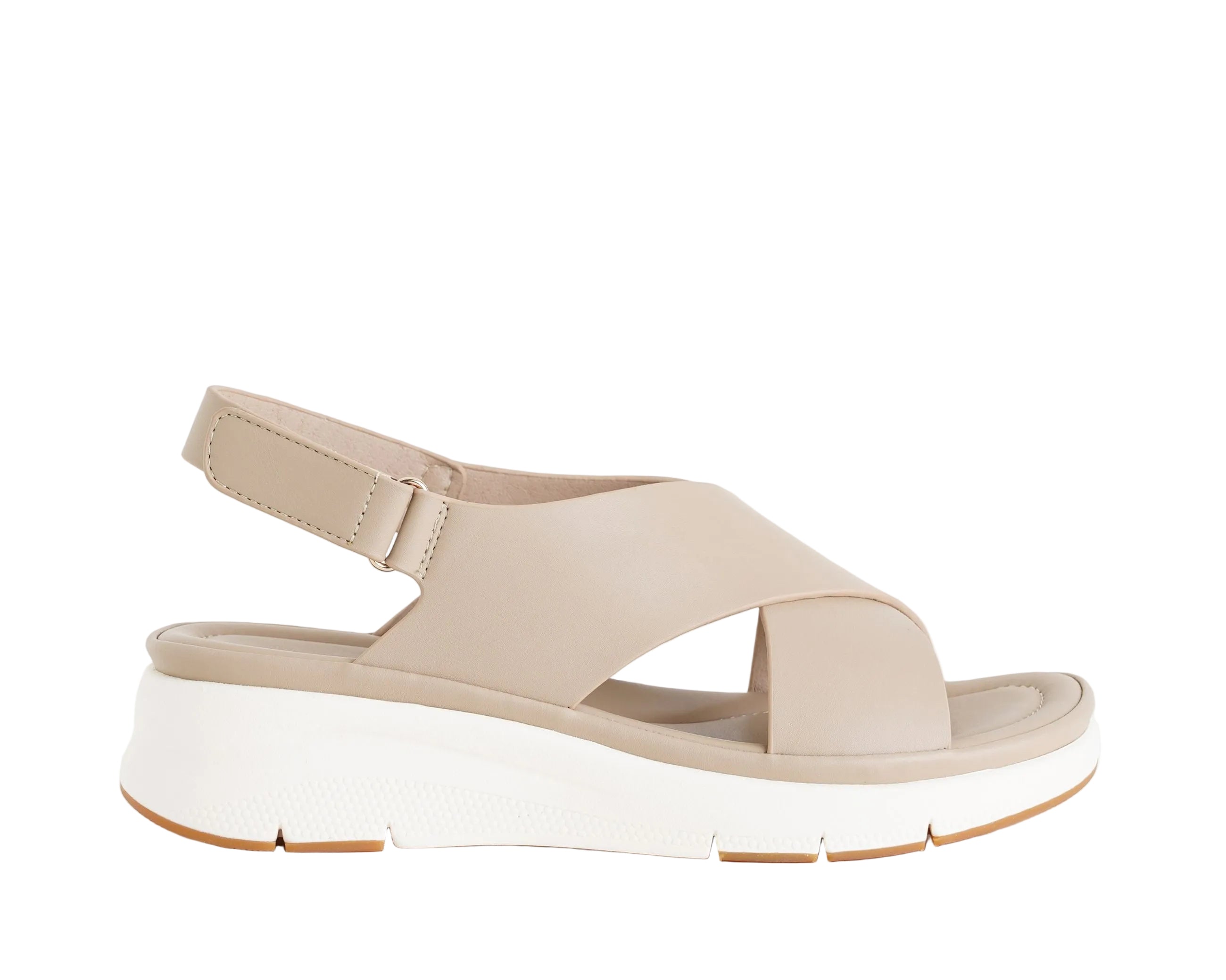 Sandali con zeppa Keys K-12351 Nocciola (K10935) Donna