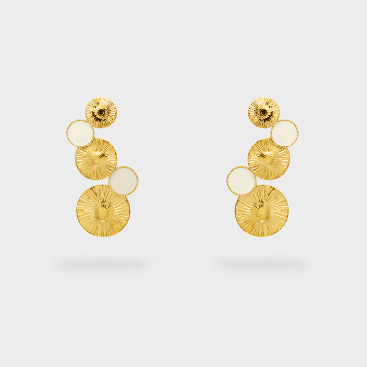 Orecchini pendenti Nalì Mia LNOR0124 Oro/Bianco Donna