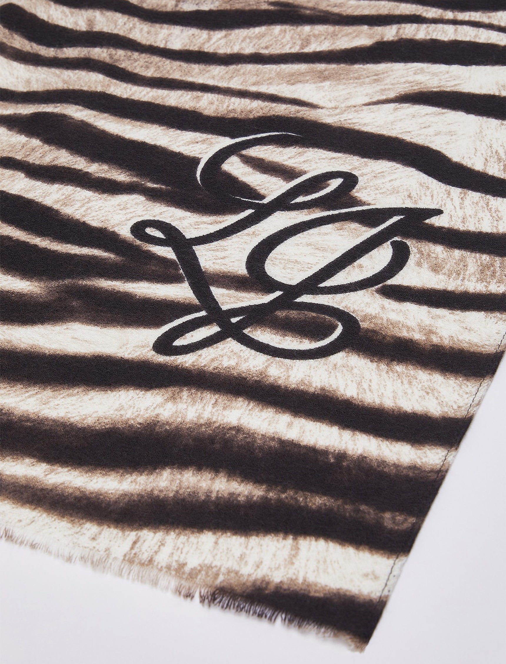 Stola Animalier Zebrata Liu Jo 2F6067 T2745 Cammello