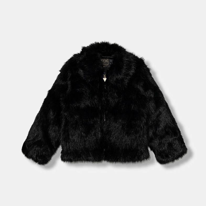 Giacca in pelliccia GUESS J5BL02 Nero Bambina