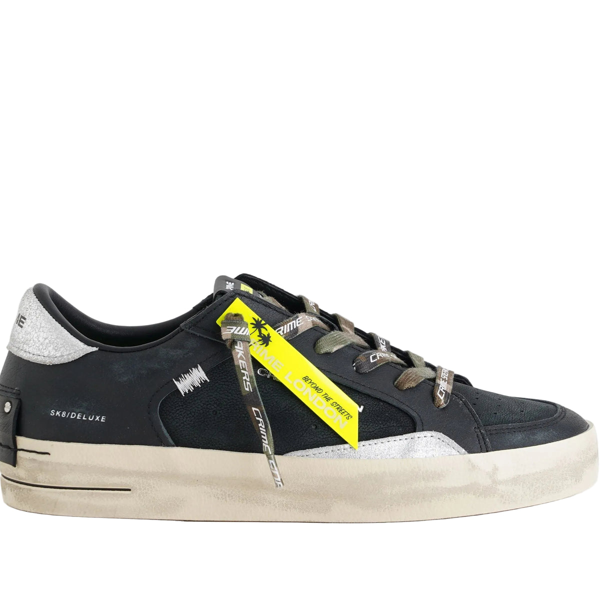 Sneakers Crime London Military 10100AA9 Black Uomo